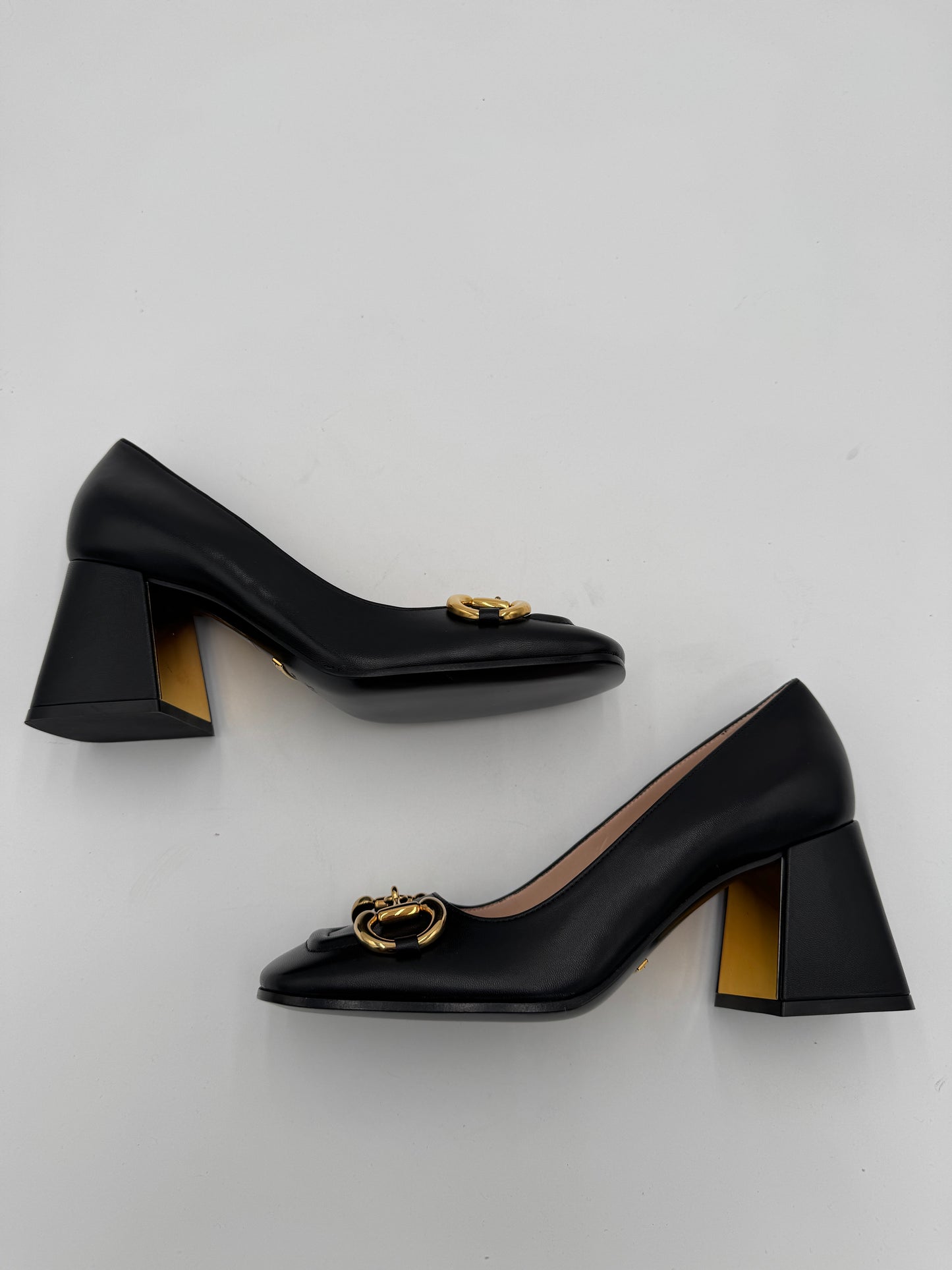 Gucci Horsebit-Detailed Leather Pumps size 36.5 US 6.5