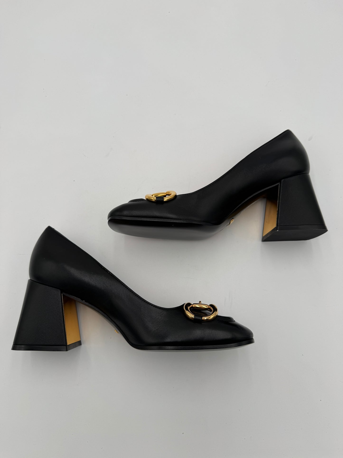 Gucci Horsebit-Detailed Leather Pumps size 36.5 US 6.5