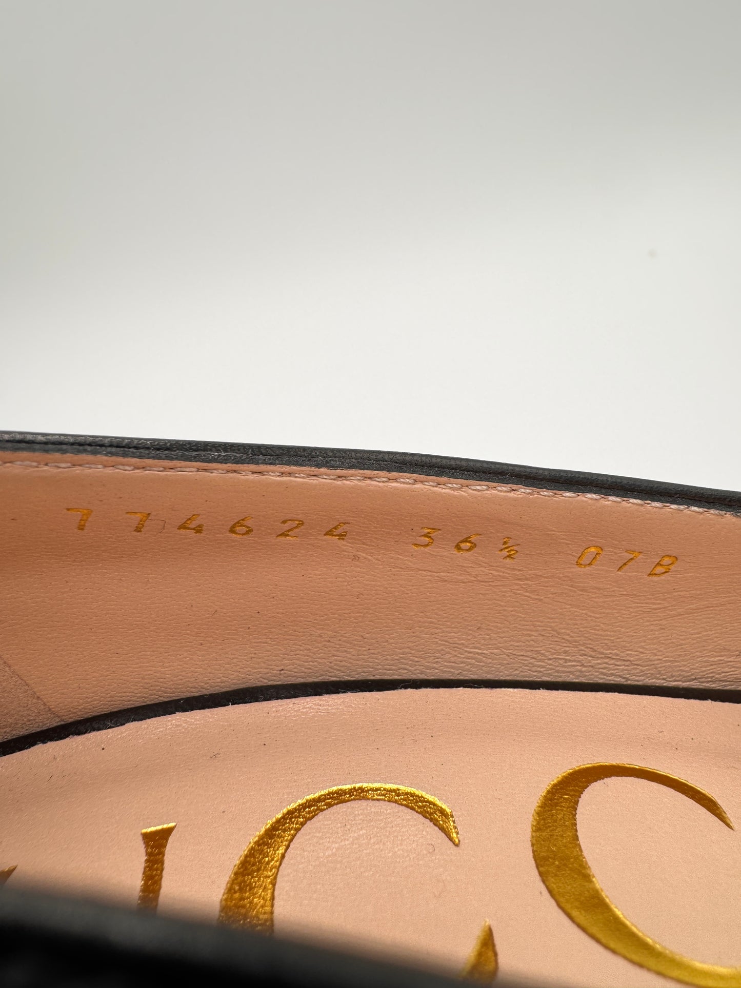 Gucci Horsebit-Detailed Leather Pumps size 36.5 US 6.5