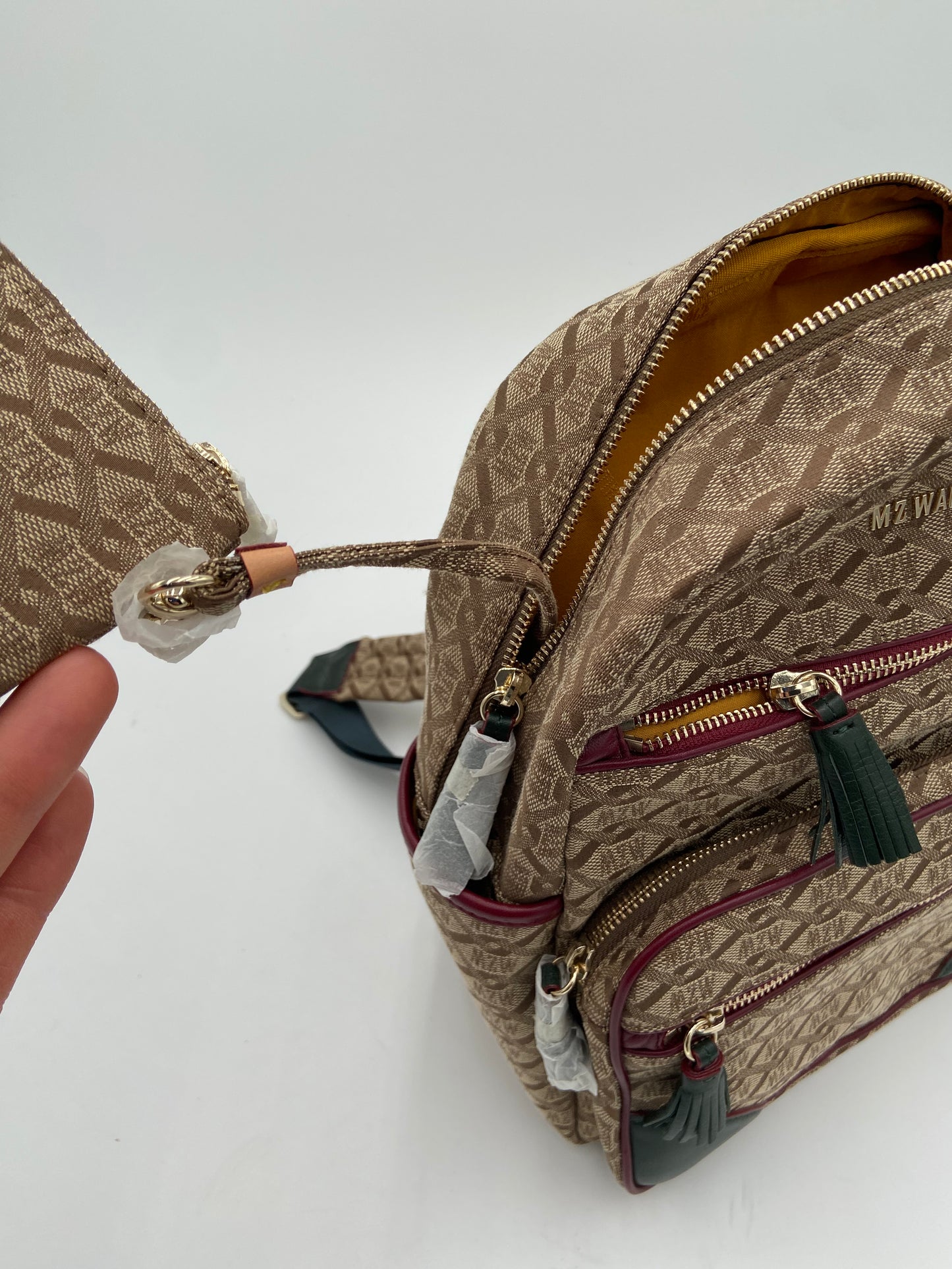 MZ Wallace Crosby Backpack Ivy Jacquard