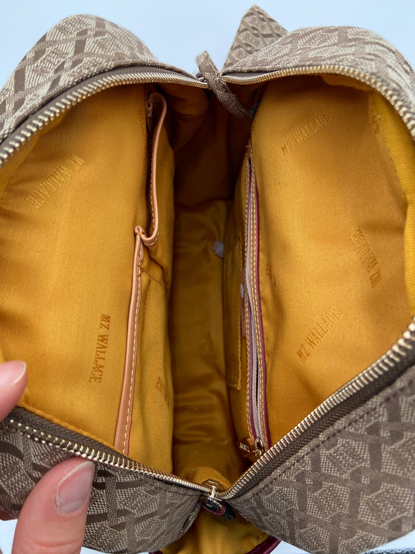 MZ Wallace Crosby Backpack Ivy Jacquard