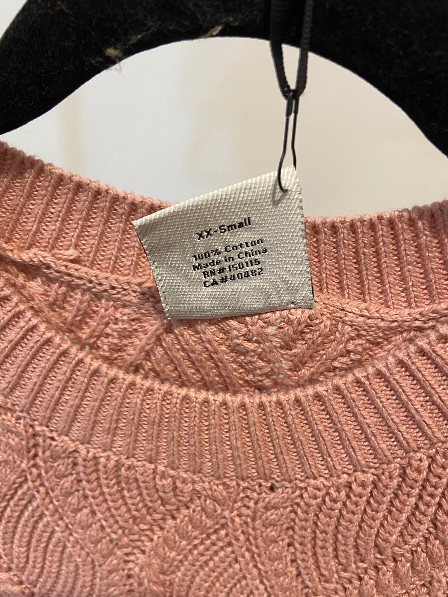 Varley Teller Longline Knit Tank Minty Rose size XXS