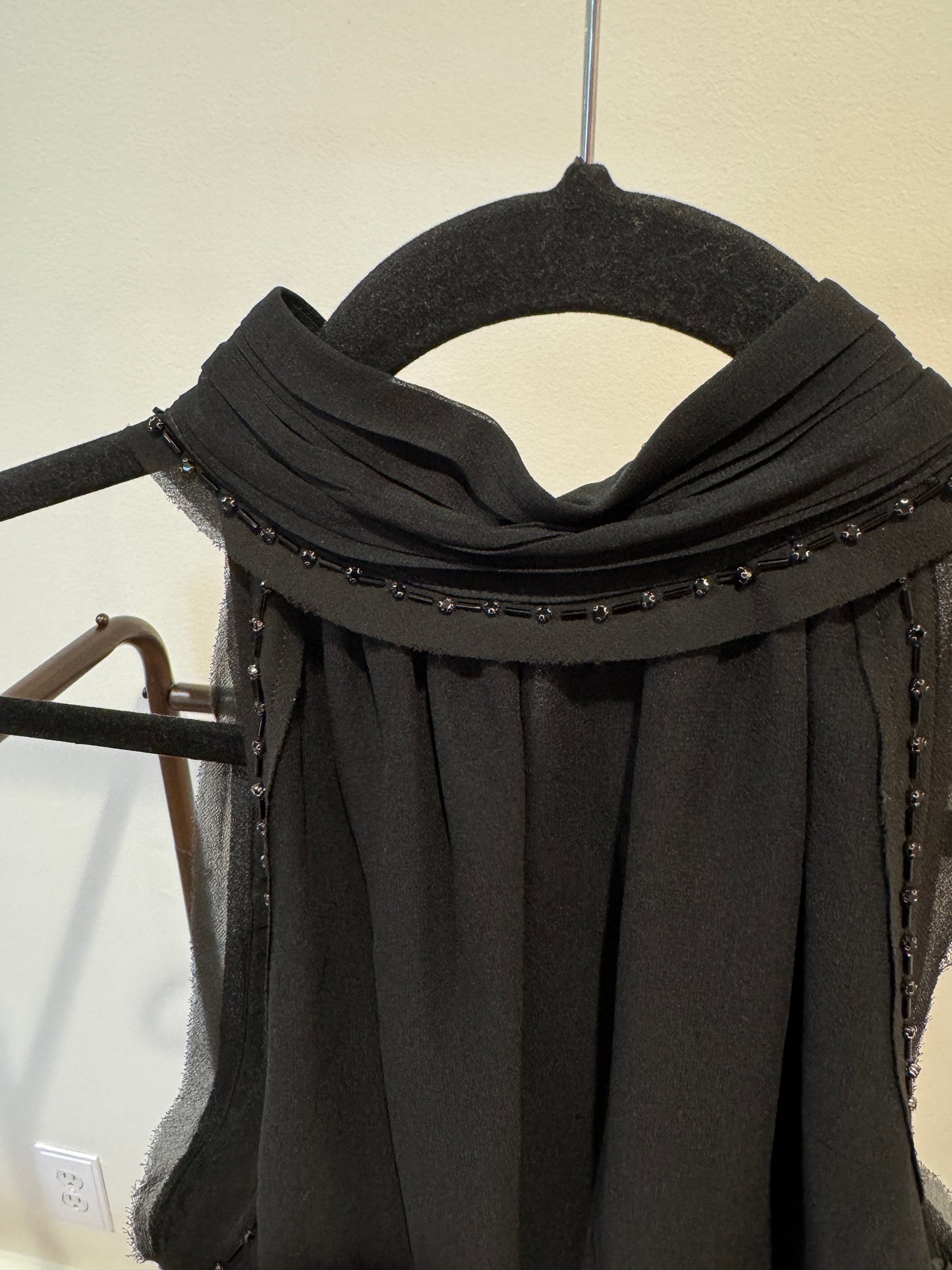 Veronica Beard Tanisha Silk Halter Top size 8