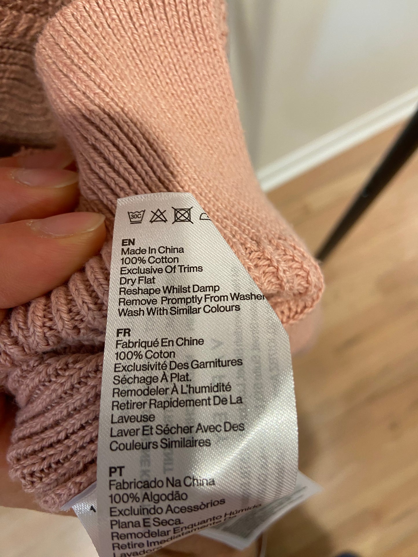 Varley Teller Longline Knit Tank Minty Rose size XXS