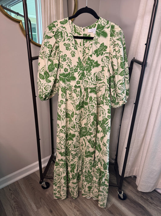 Hunter Bell Palmer Midi Dress size L