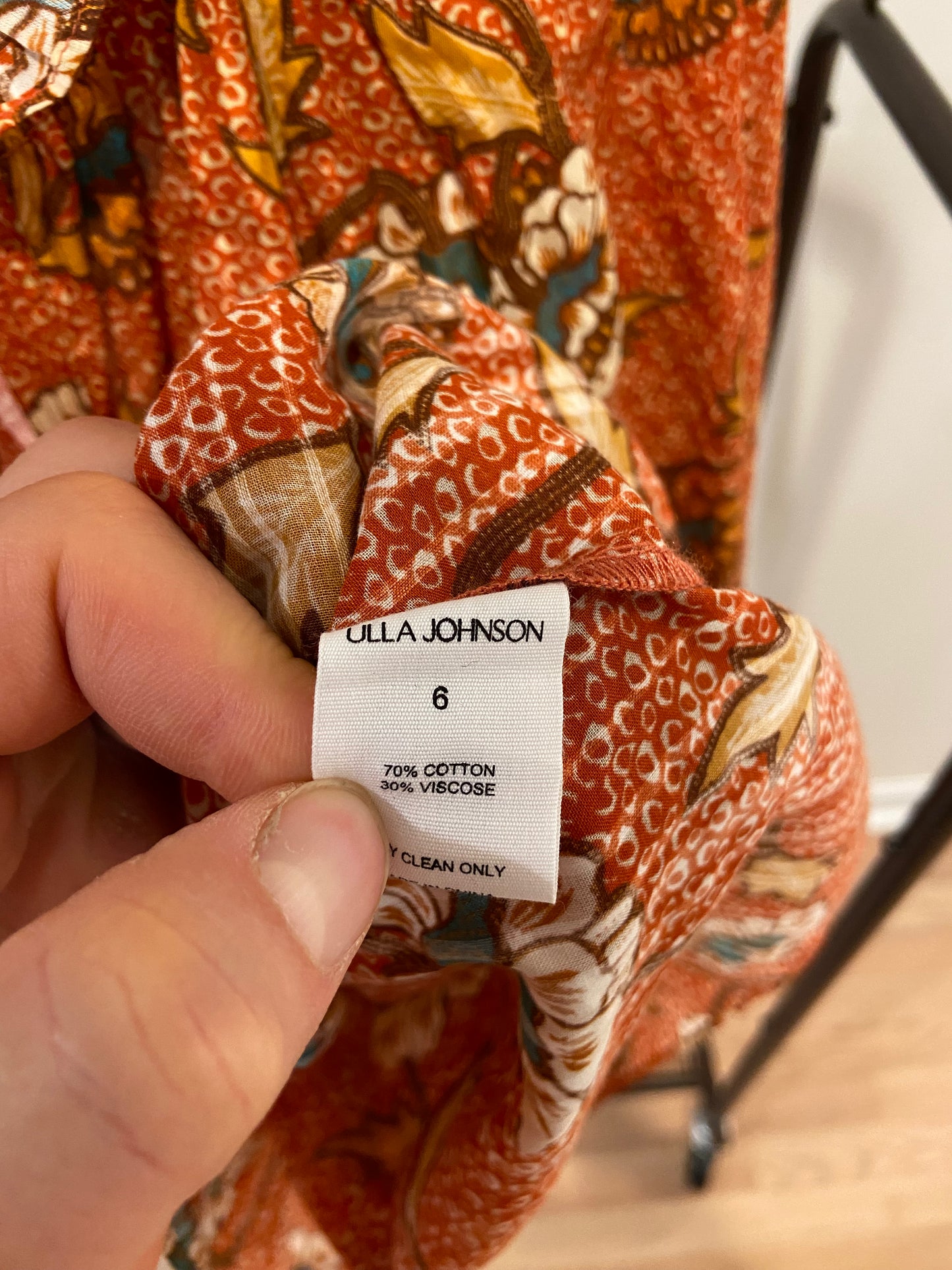 Ulla Johnson Kaitlyn Blouse size 6