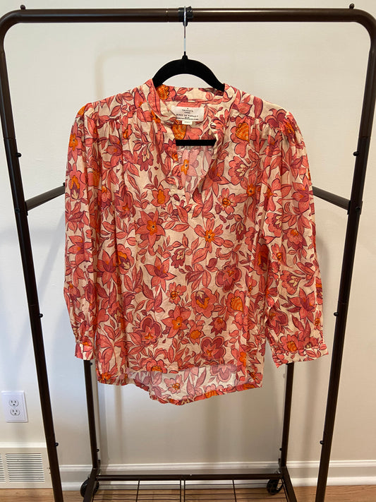 Trovata Bailey Blouse Tea Rose size Small