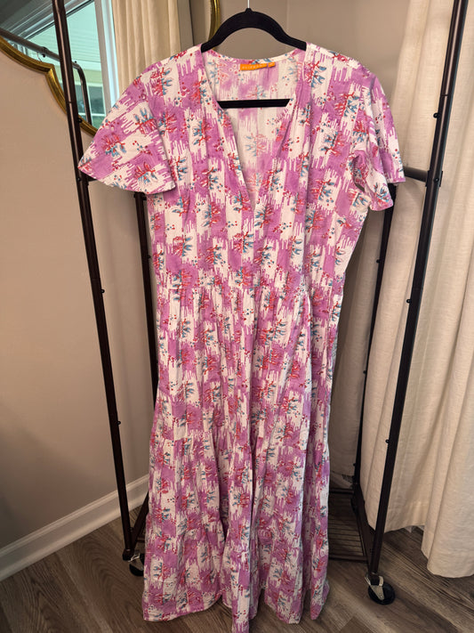 Oliphant V Neck Maxi Dress size XXL