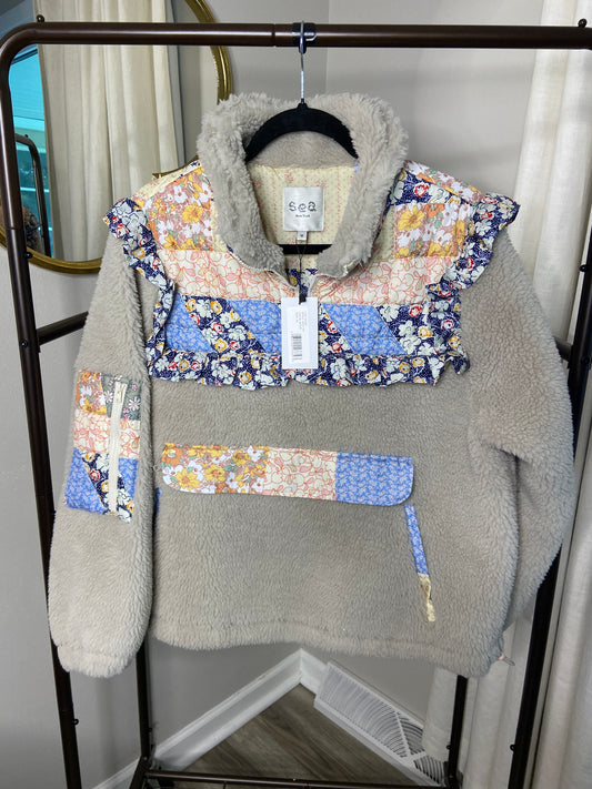 Sea New York Sydney Sherpa Pullover size M