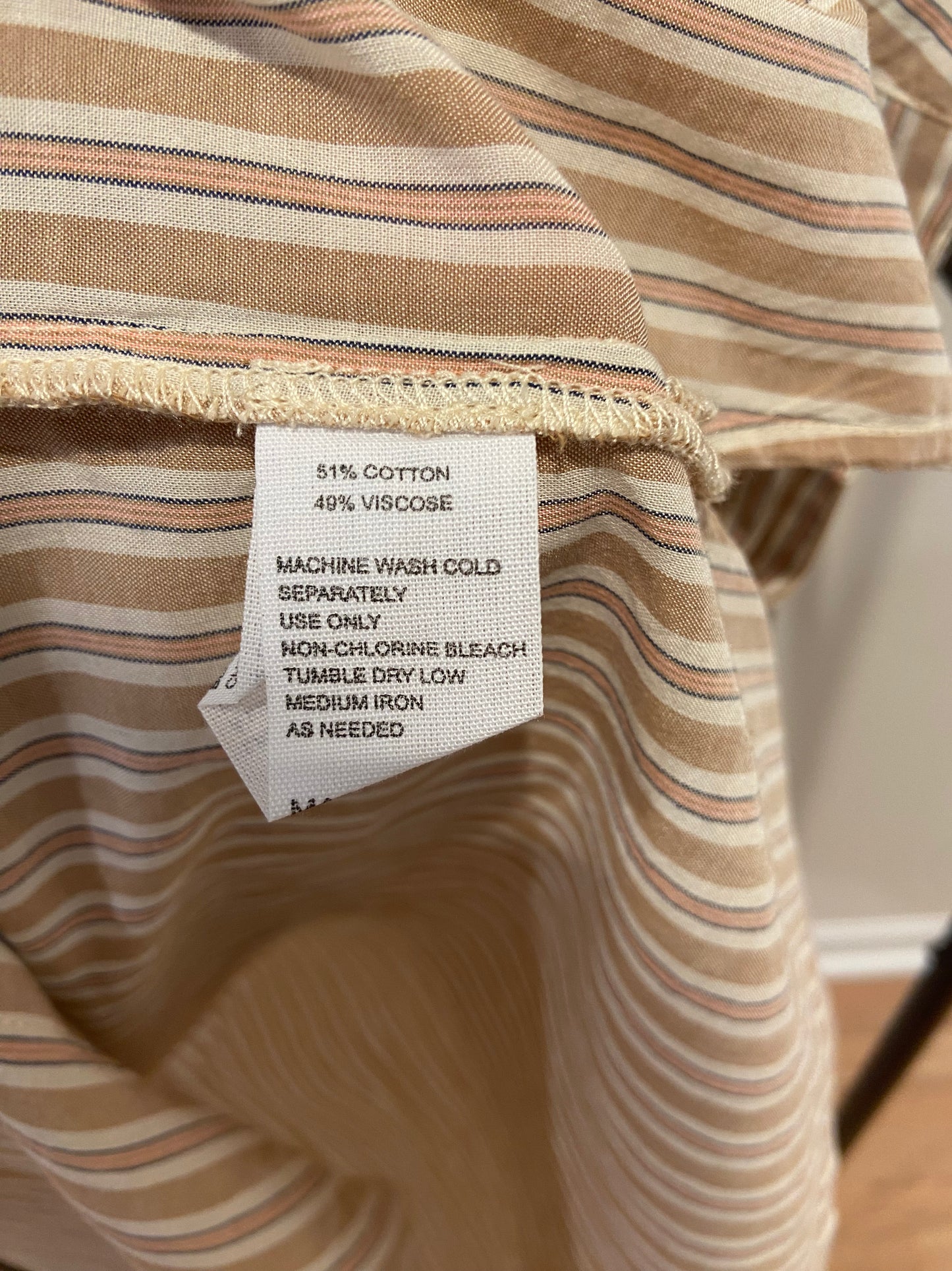 Trovata Della Shirt Burro Stripe size XS