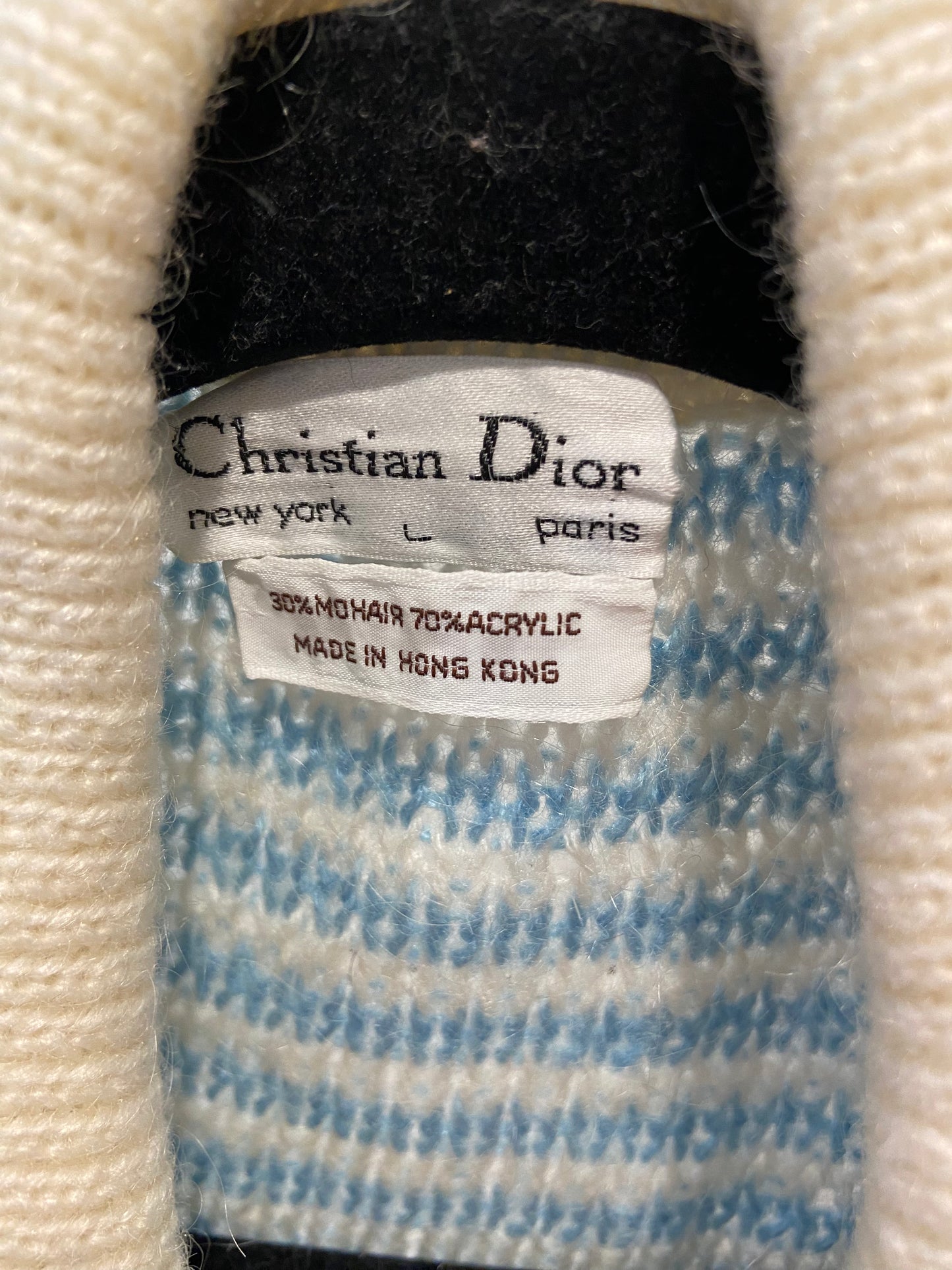 Christian Dior Mohair Blend Cardigan size Large