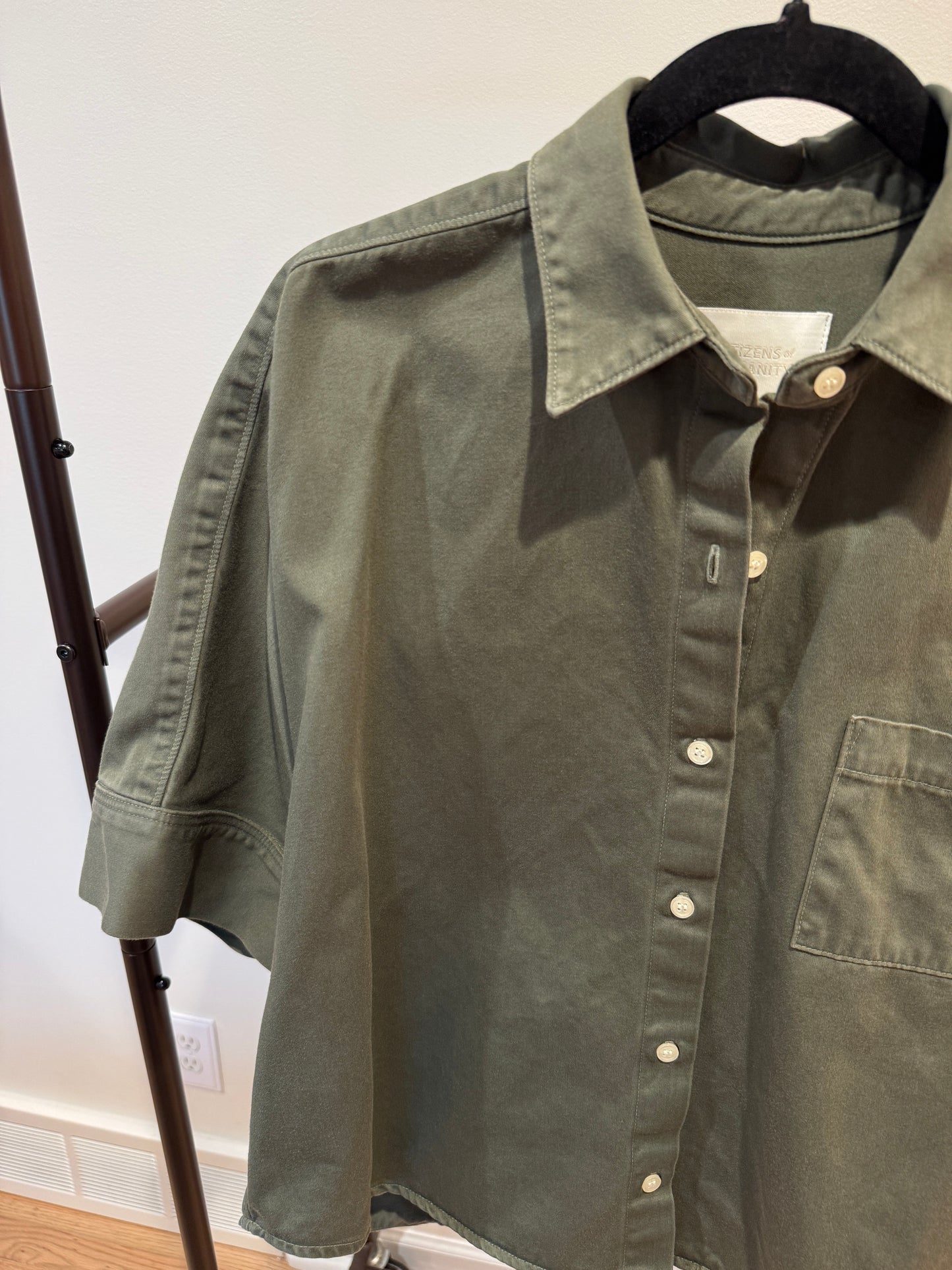 Citizens of Humanity Claire Origami Shirt in Costes size XS