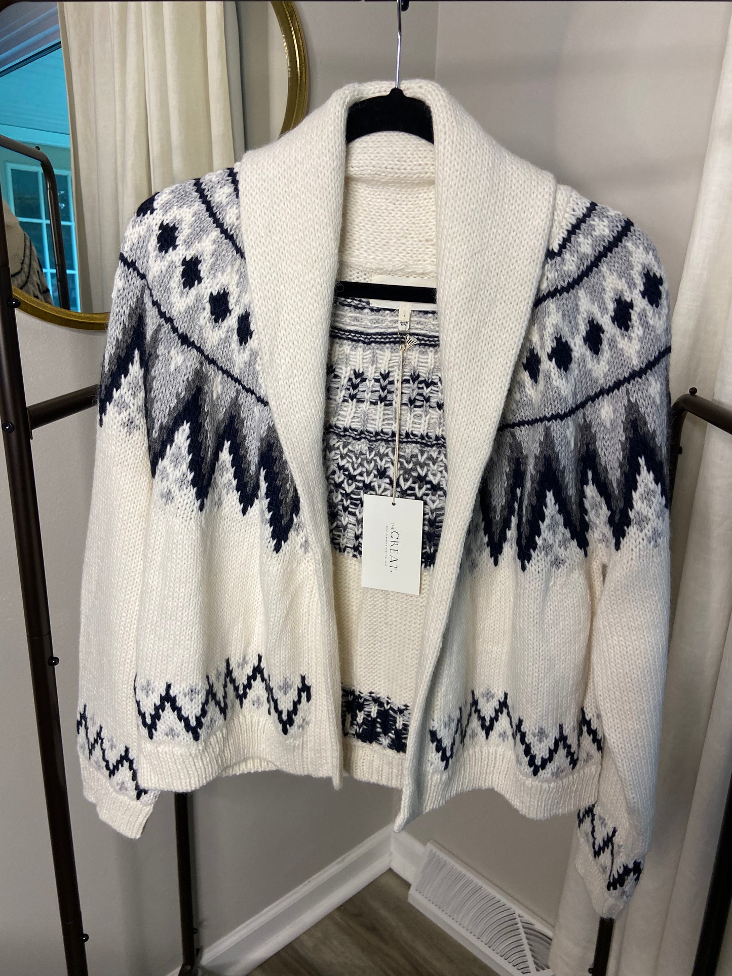 The Great Winter Fair Isle Lodge Cardigan size S