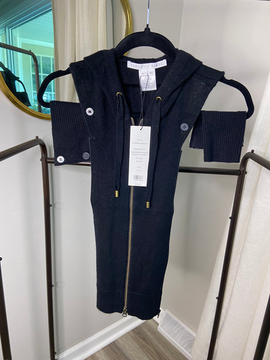 Veronica Beard Cashmere Hoodie Dickey with Cuffs ONLY SIZE