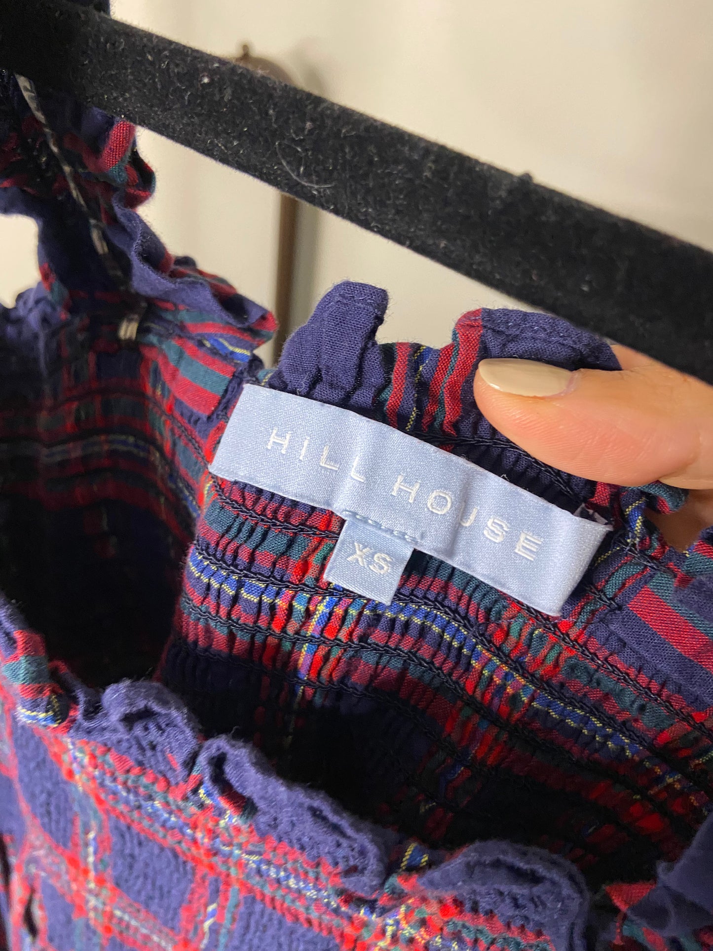 Hill House Ellie Nap Dress Tartan size XS