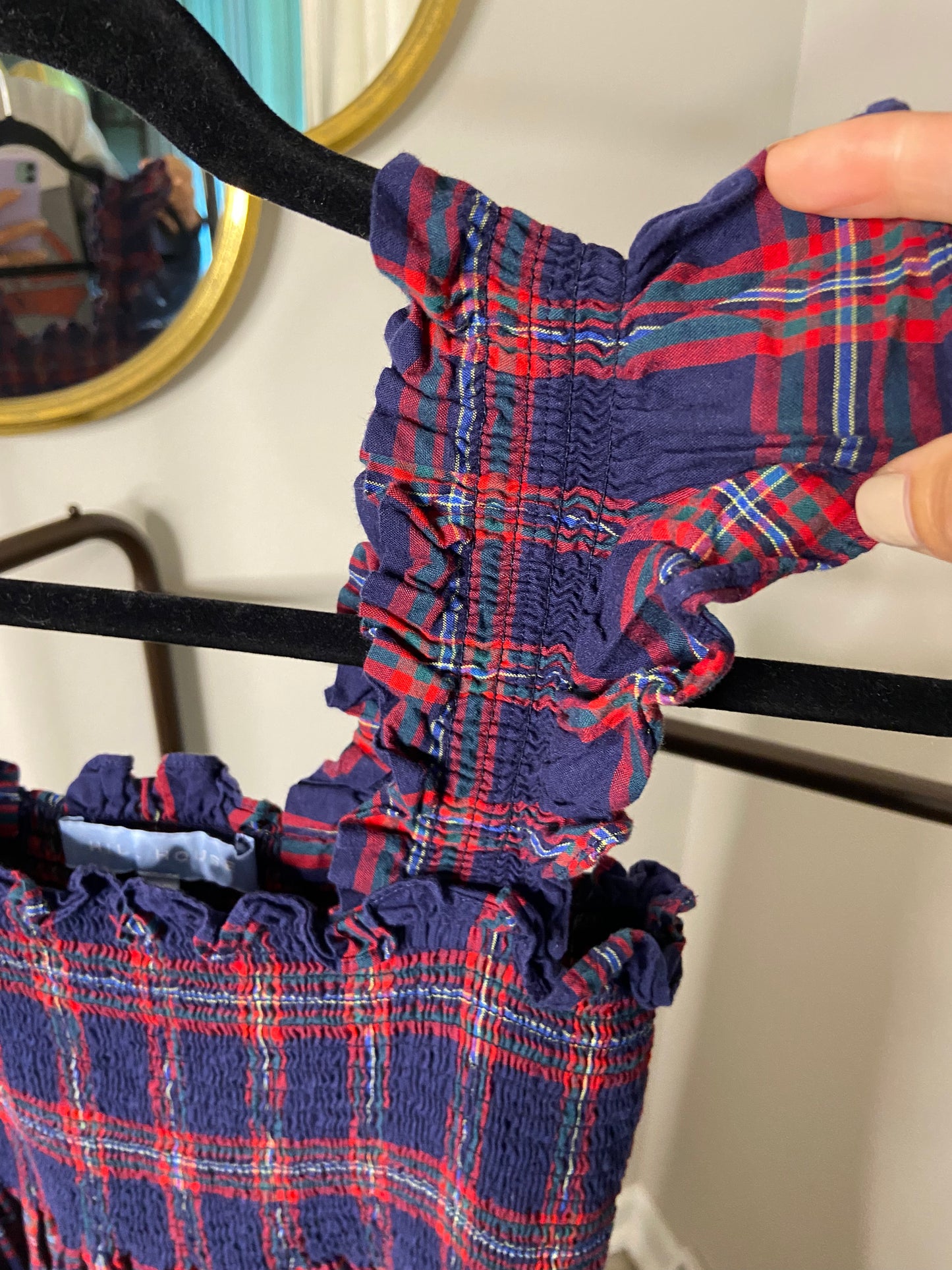 Hill House Ellie Nap Dress Tartan size XS