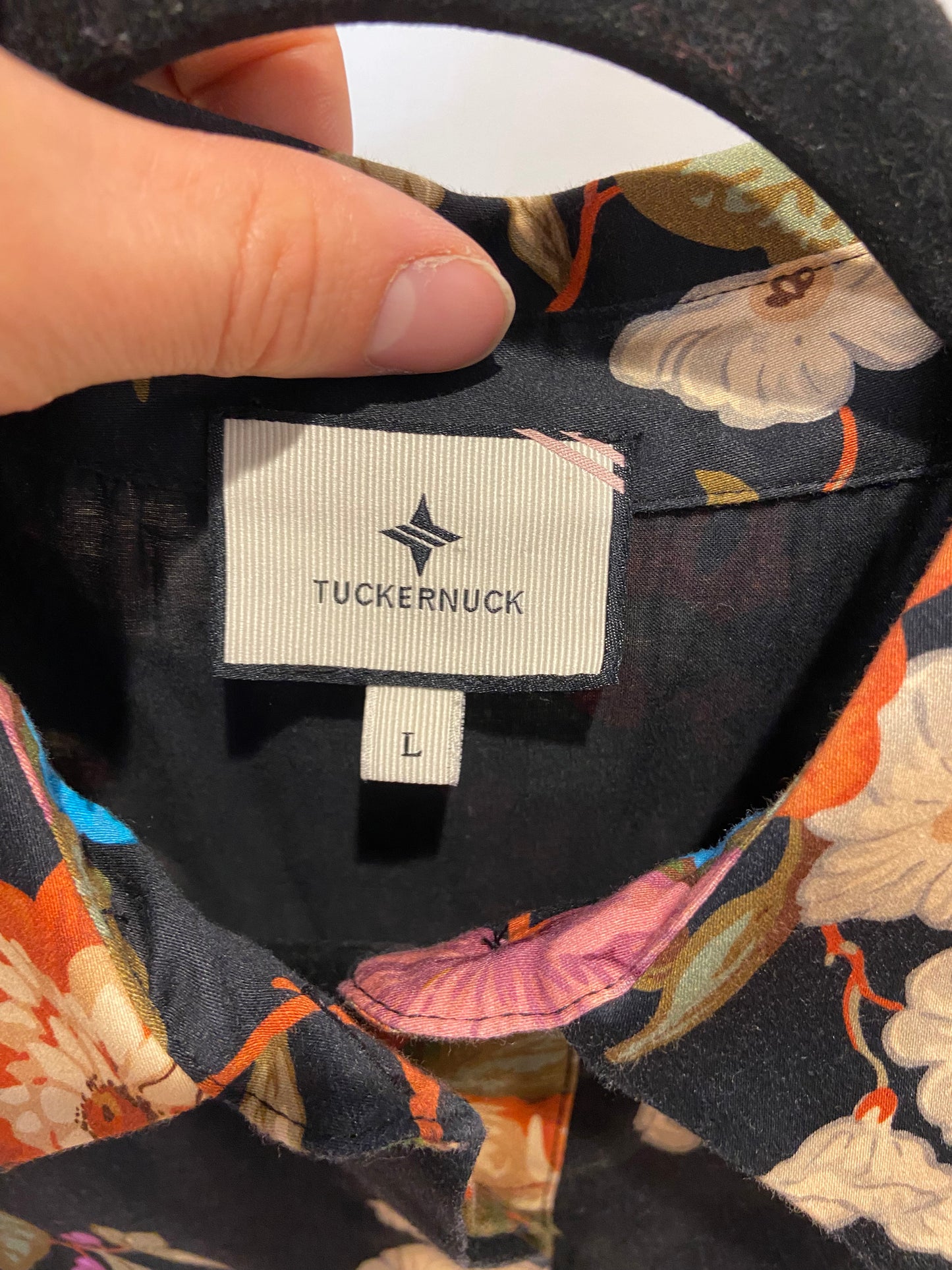 Tuckernuck Baroque Floral Delaney Dress size L