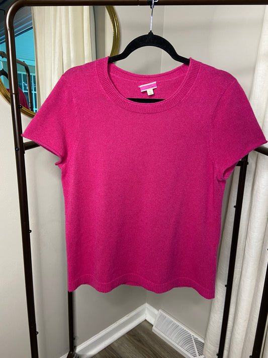 J. Crew Cashmere Short Sleeve top size L