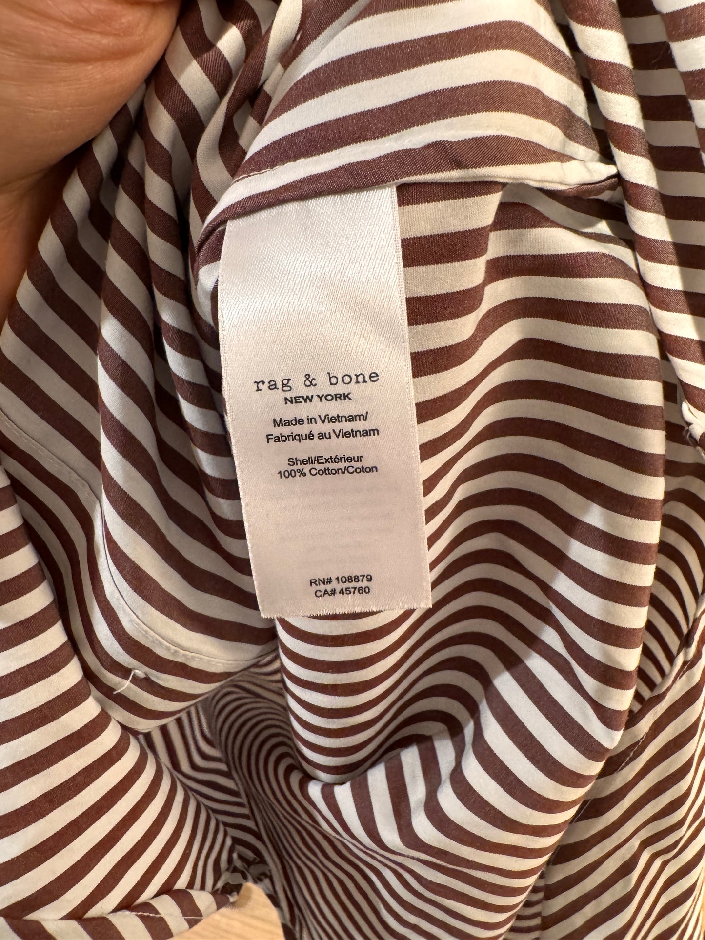 Rag and Bone Maxine Button Down Shirt size XXS