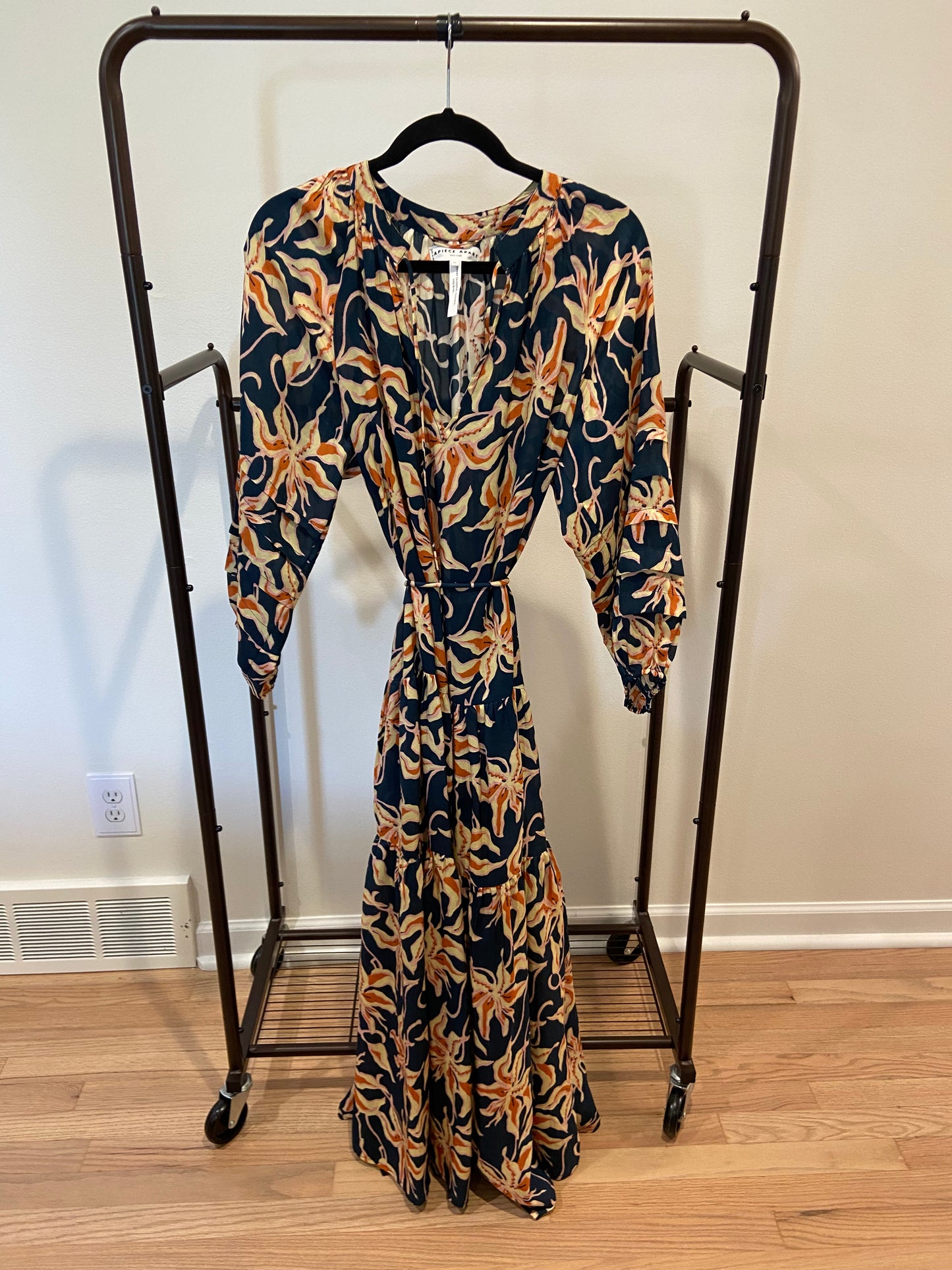Apiece Apart Luminile Tier Maxi Dress size M