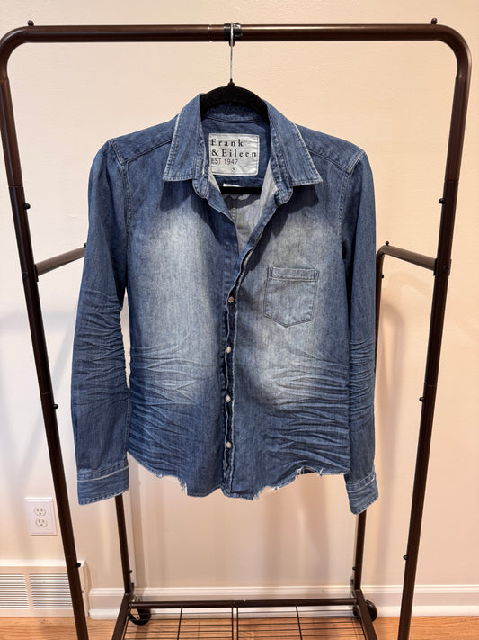 Frank and Eileen Barry Distressed Vintage Wash size S