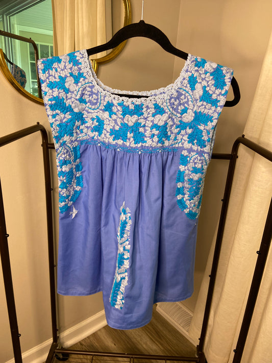 Mi Golondrina Flores Blouse size XS