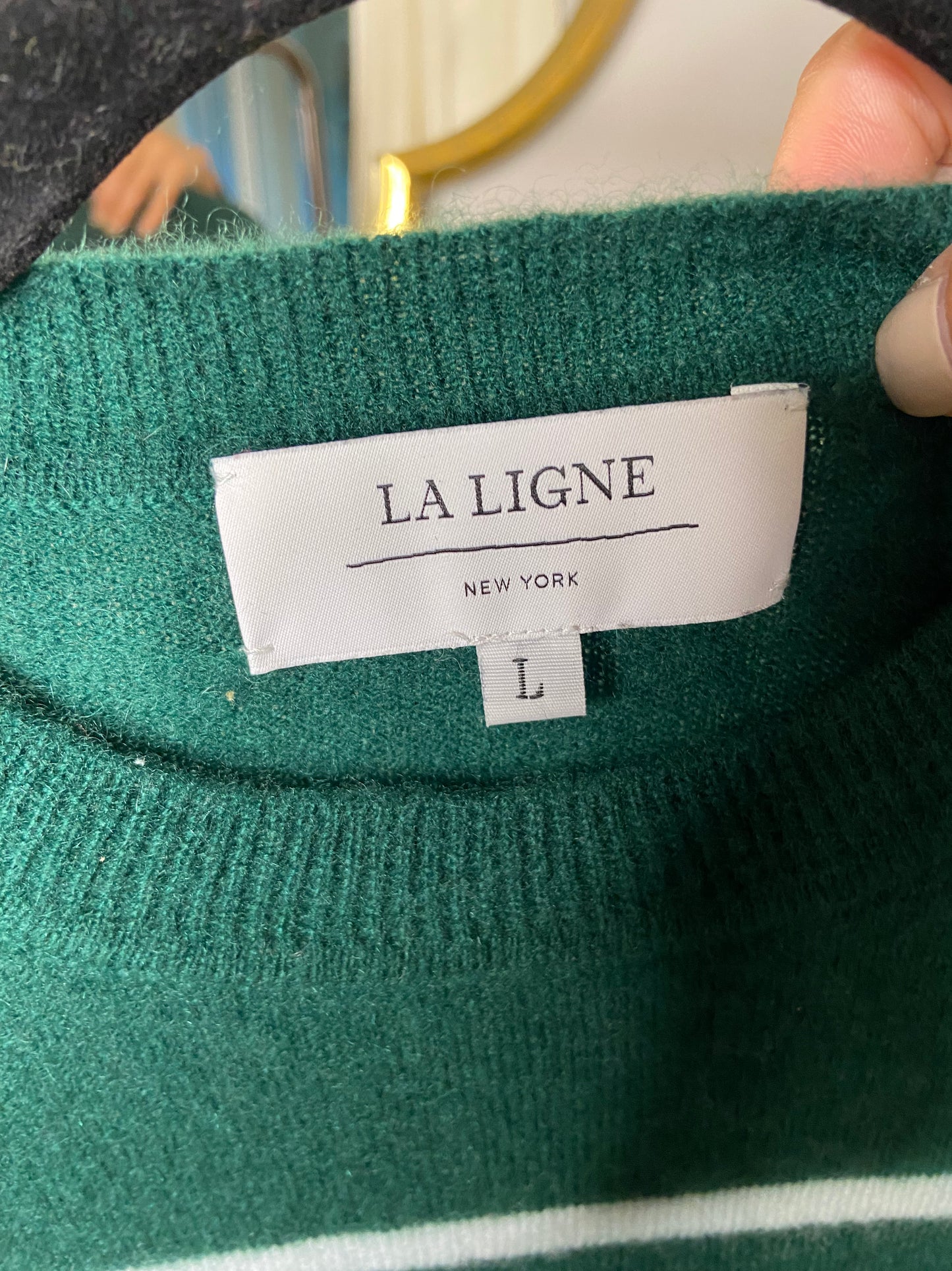 La Ligne Lean Lines Cashmere Sweater size L