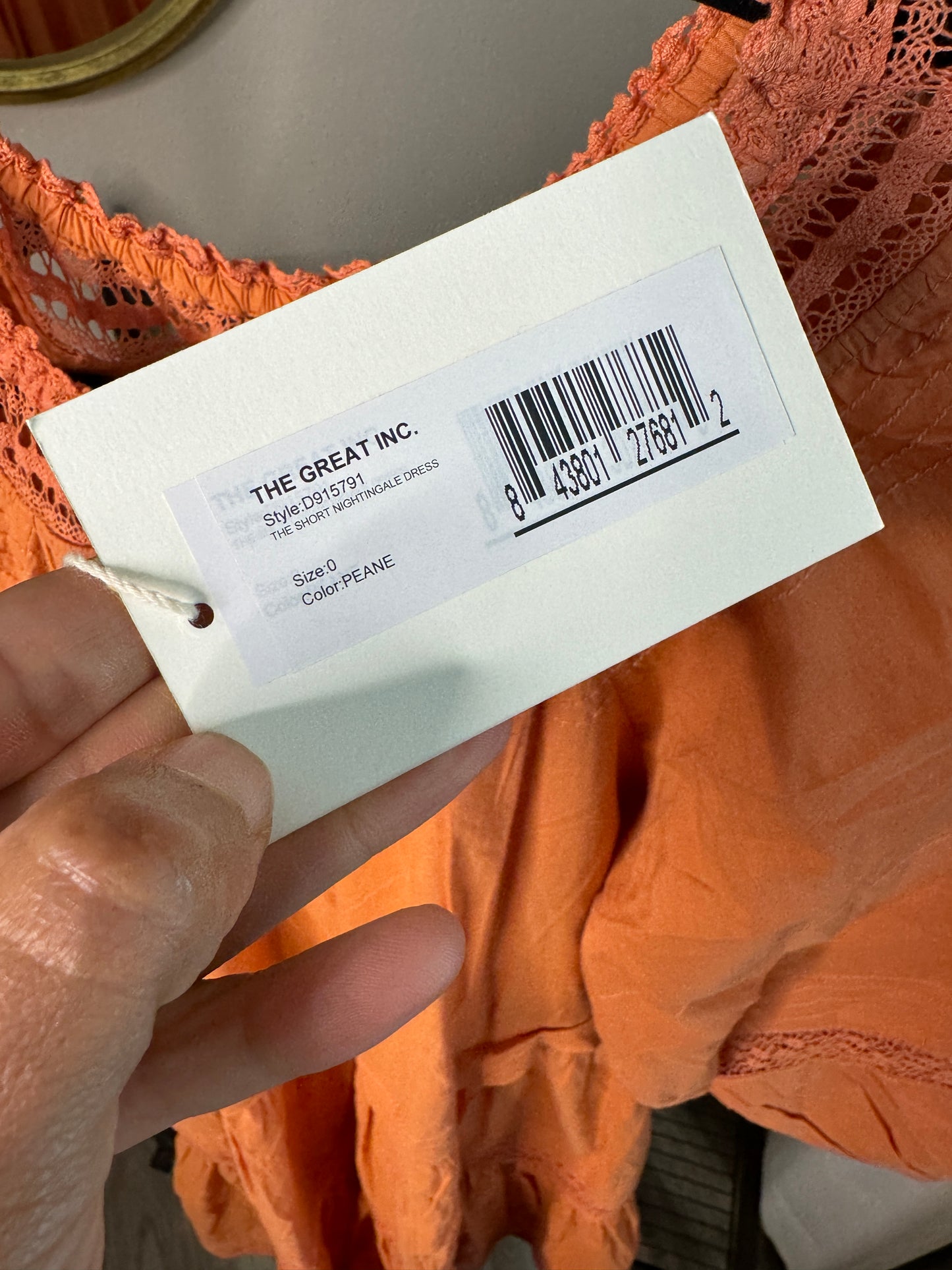 THE GREAT Short Nightindale Dress size XS