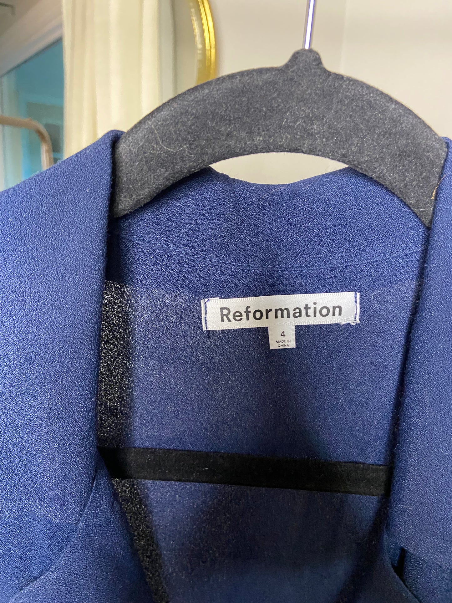 Reformation Leith Mini Dress size 4