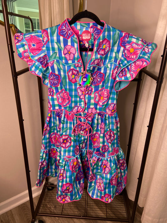 Celia B Baba Voyager Short Multi Dress size S
