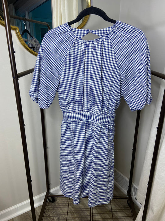 Reformation Irwin Linen Gingham Mini Dress size 6