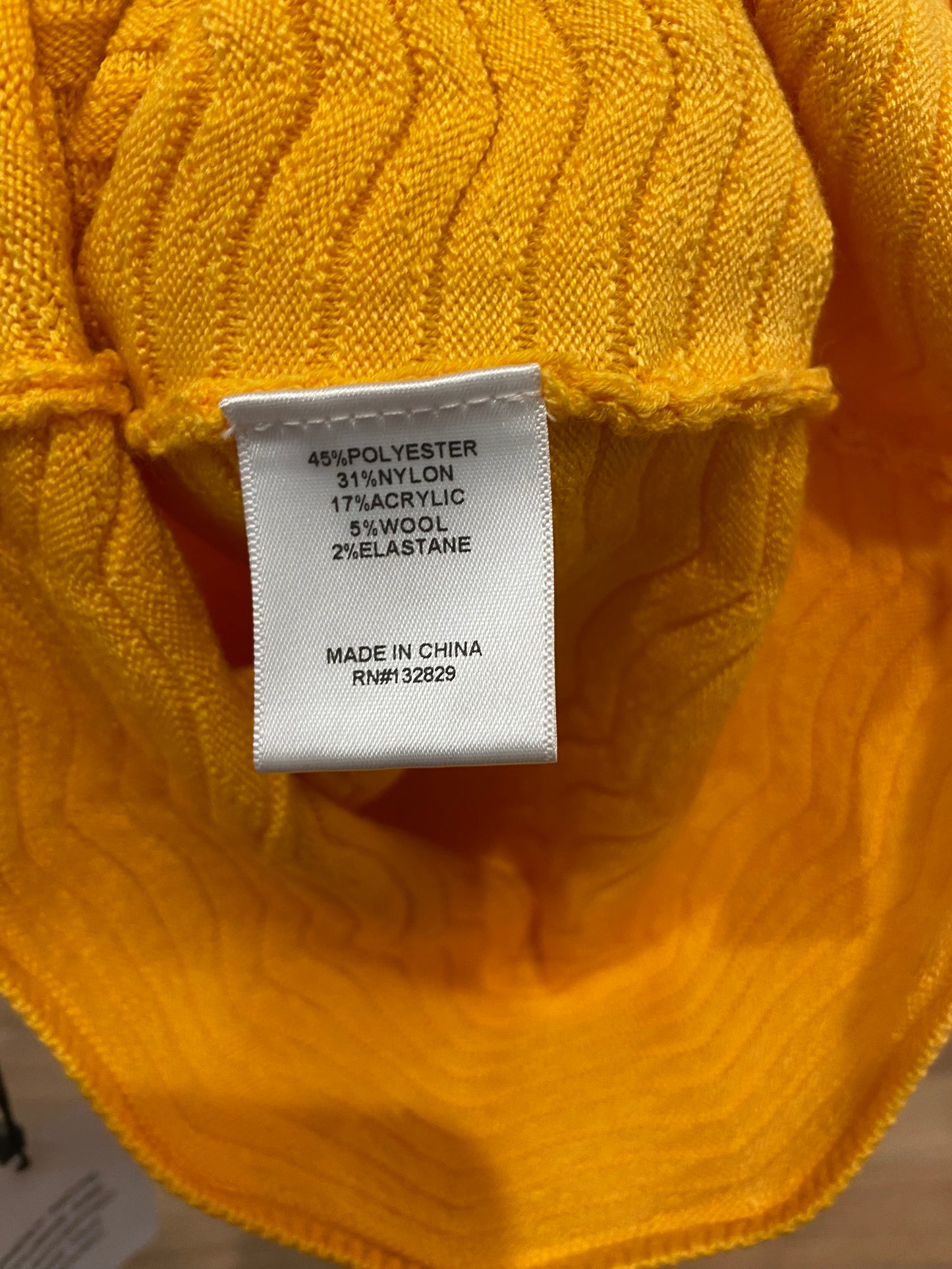 Camila Coelho Yellow Cressida Dress ombre size XS