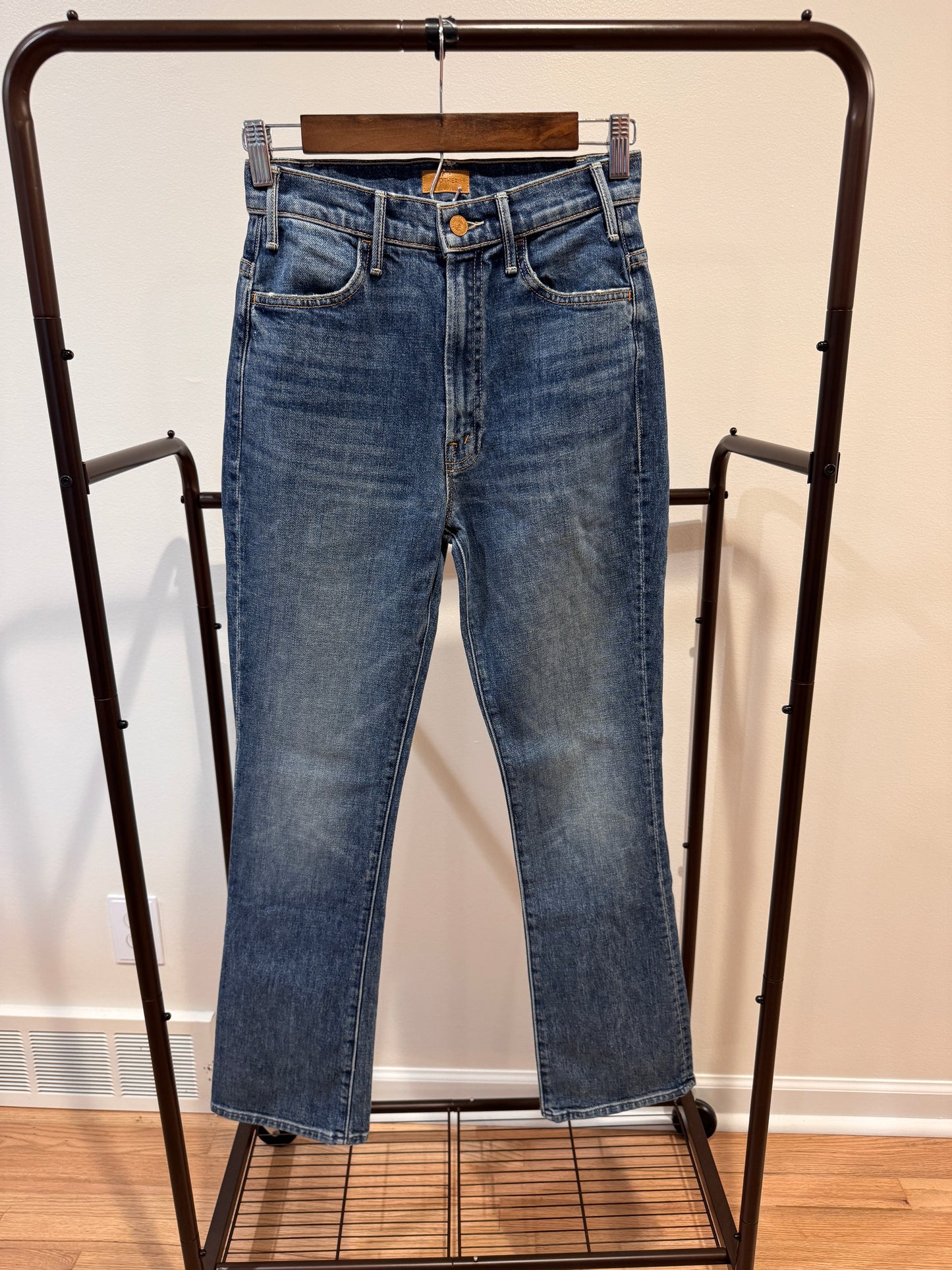 Mother The Hustler Ankle Jeans in Bending the Rules Wash size 26