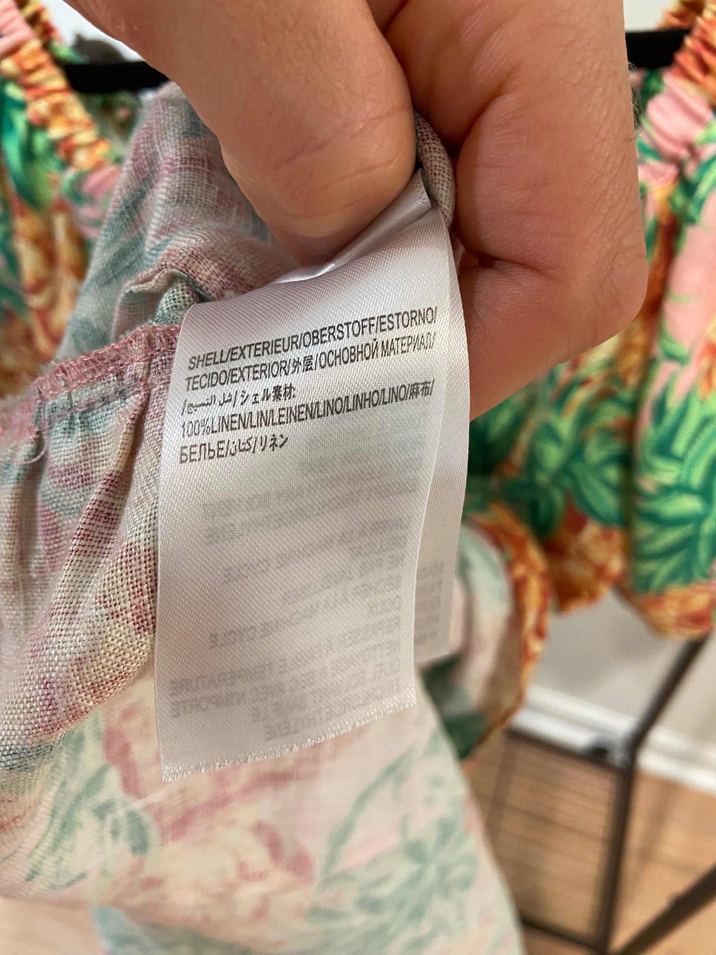 Farm Rio Pineapple Garden Linen Dress size XL