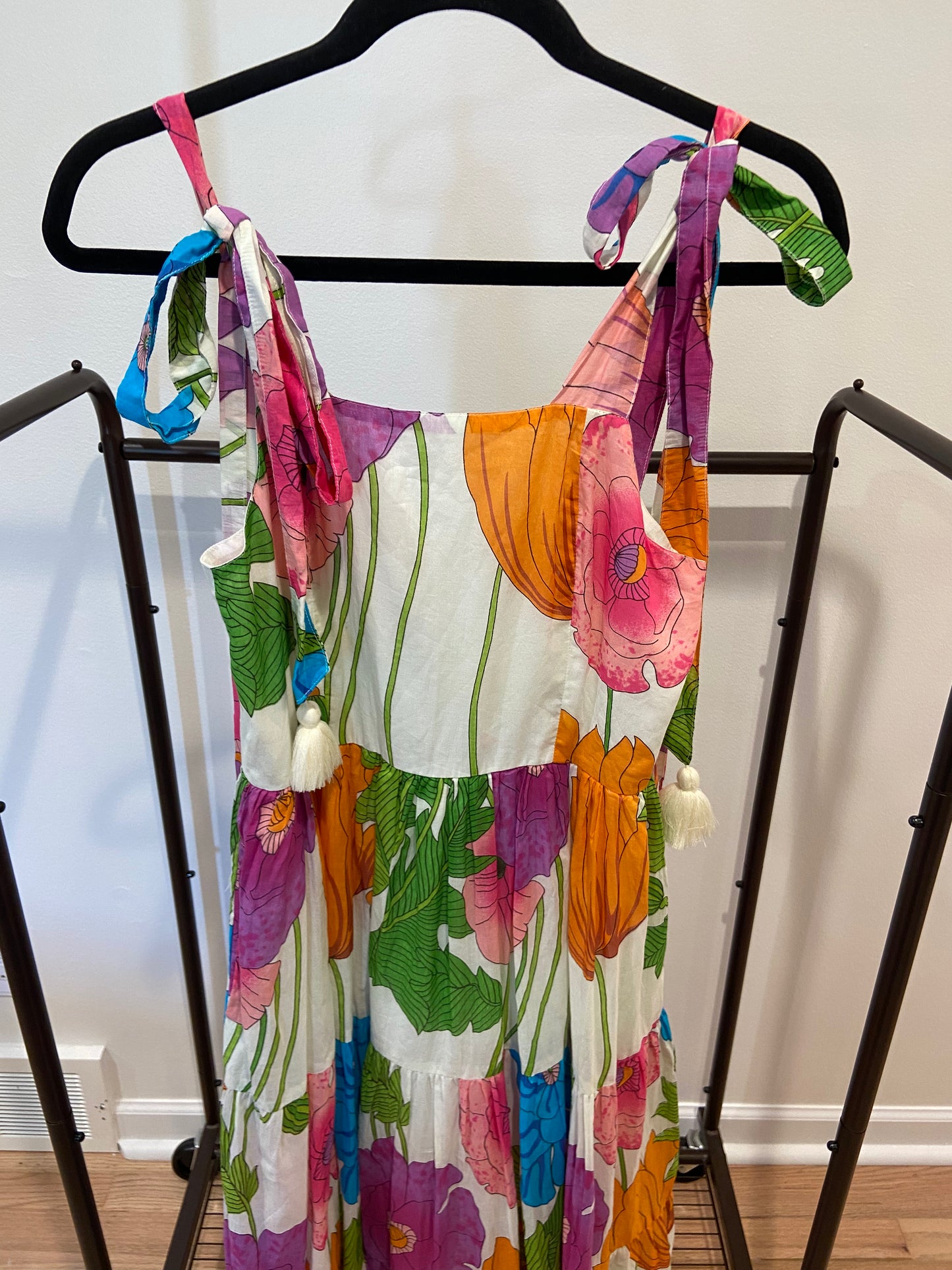 Mille Daphne Cotton Sundress In Sedgwick size XS