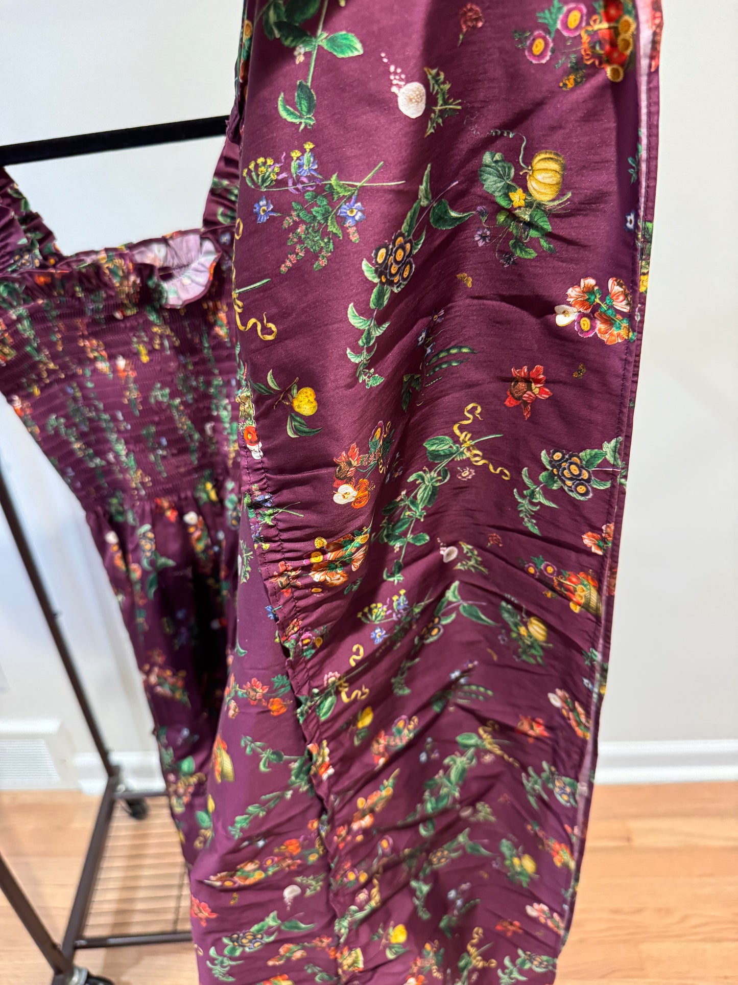 Hill House The Ellie Nap Dress in Magic Orchard Stephanie Fishwick Edition size XS