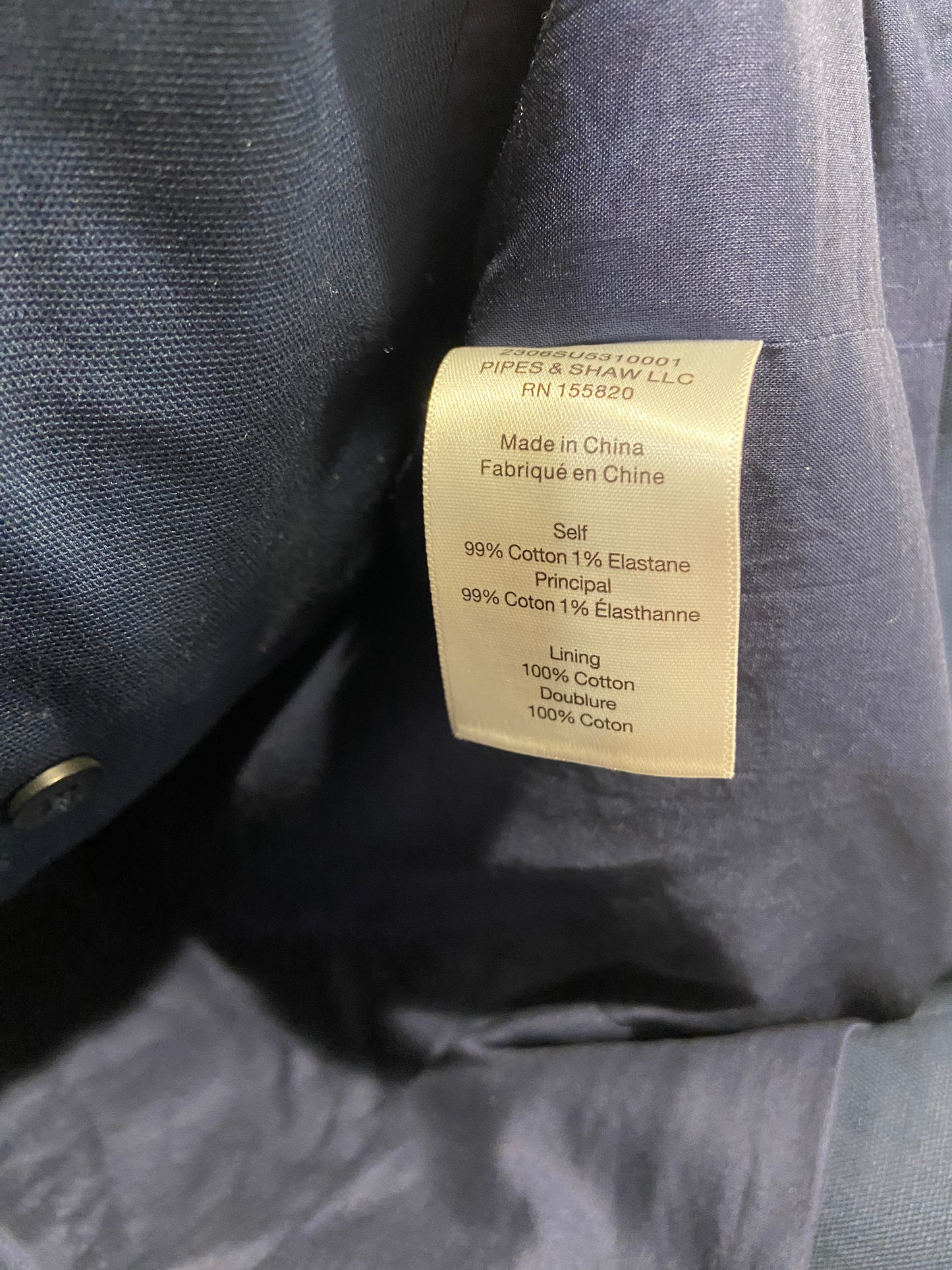 Veronica Beard Ferazia Cotton Blend Canvas Jacket size 0