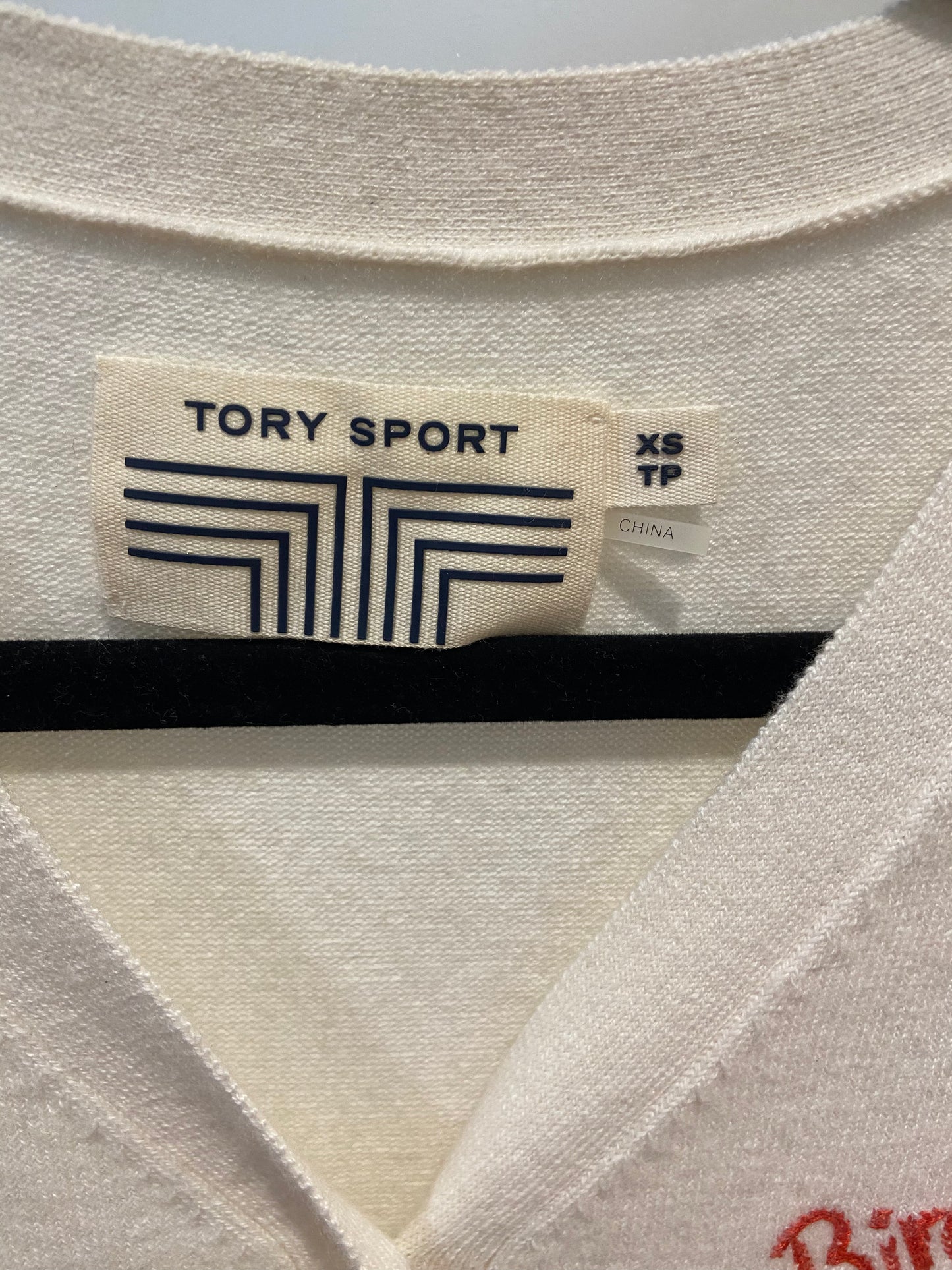 Tory Sport Performance Cashmere Fairway Cardigan White size XS