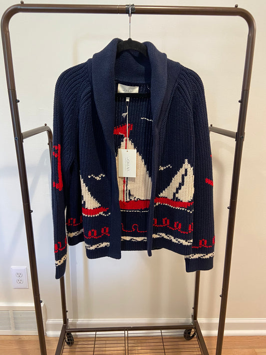 The Great The Sailboat Lodge Cardigan size 1 US S