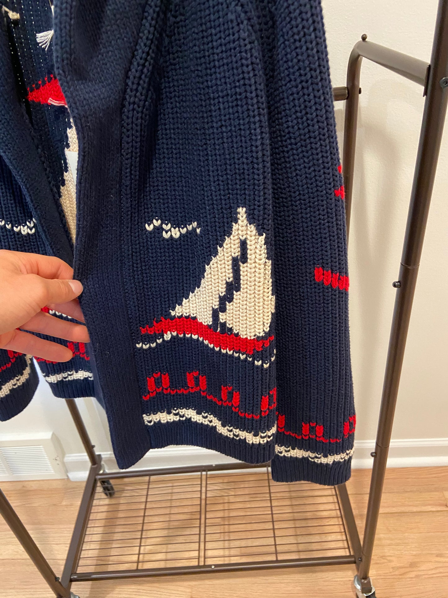 The Great The Sailboat Lodge Cardigan size 1 US S