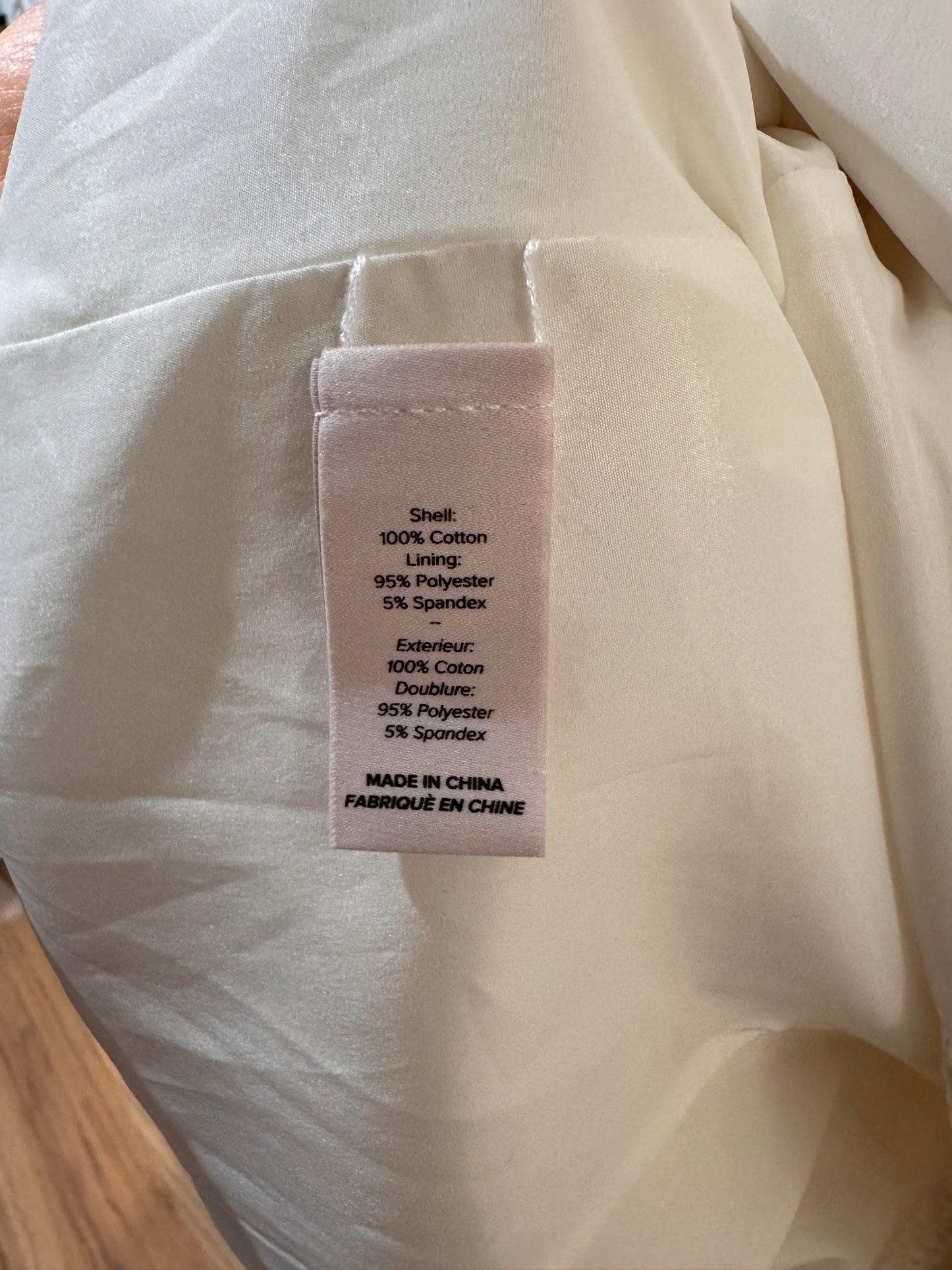 Cinq a Sept Khloe Cream Tweed Blazer size 6