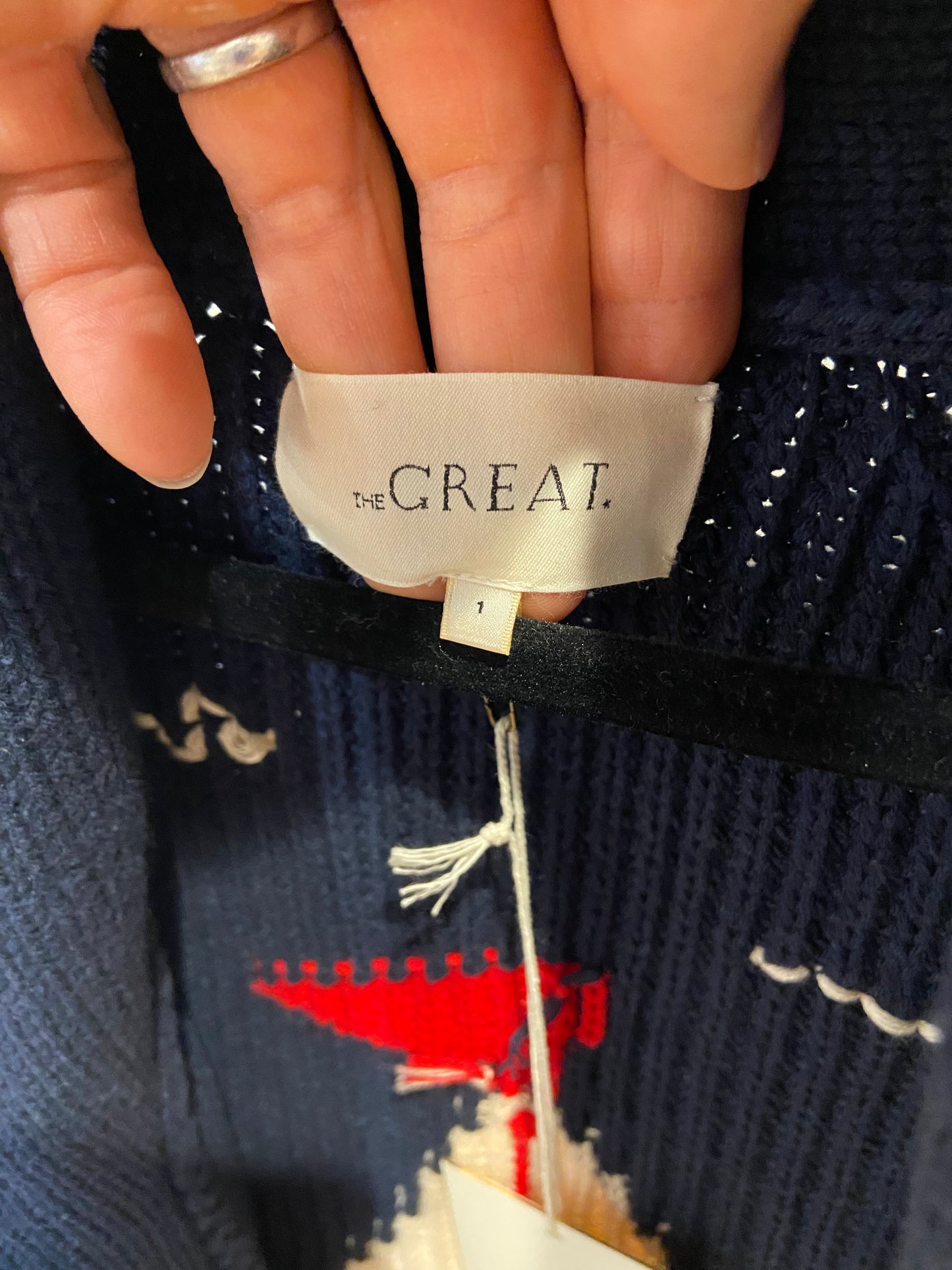 The Great The Sailboat Lodge Cardigan size 1 US S