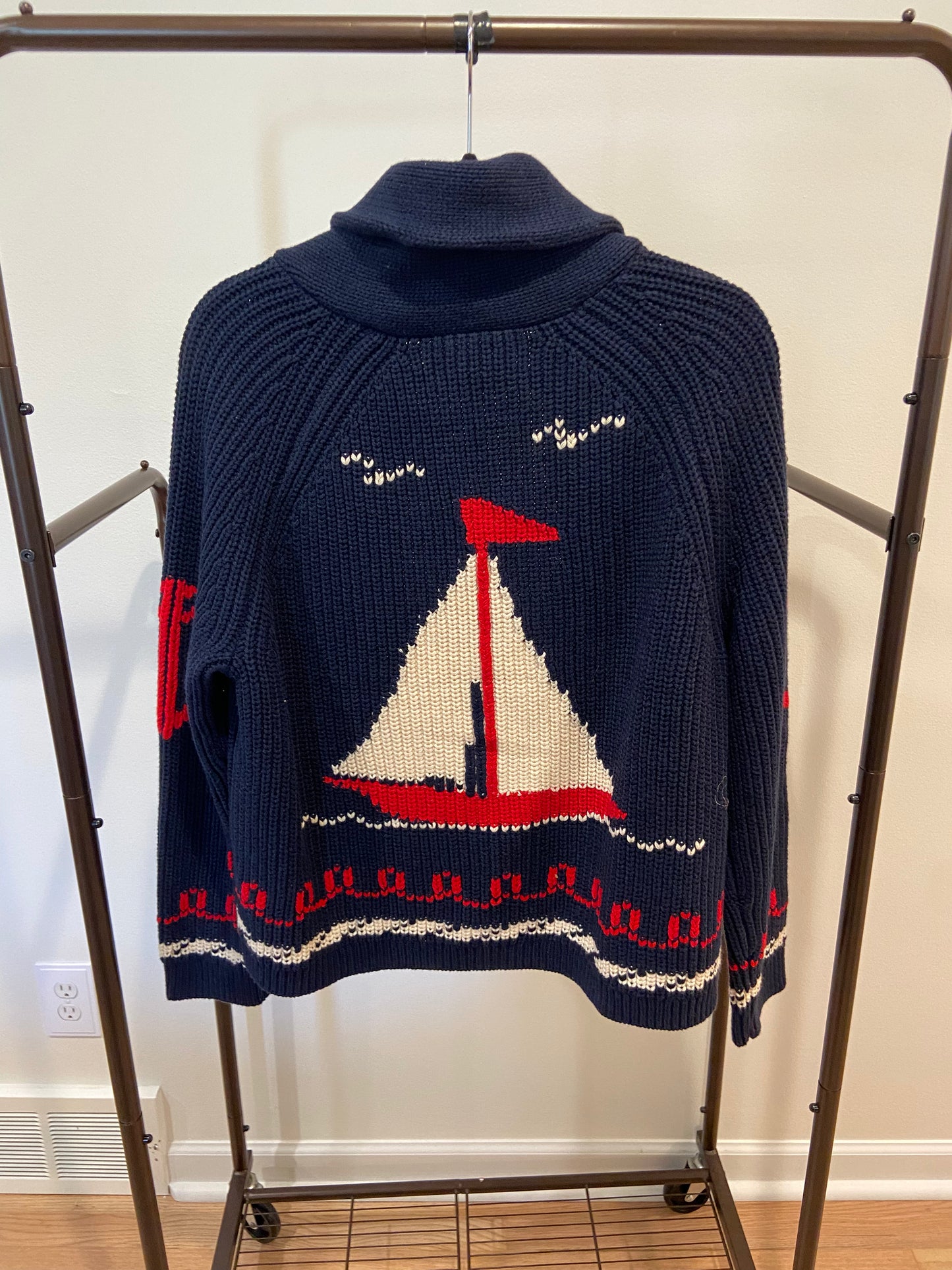 The Great The Sailboat Lodge Cardigan size 1 US S