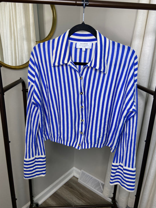 La Ligne Meredith Merino Wool Shirt size S