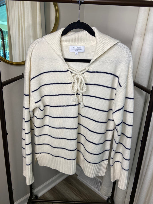 La Ligne Breton Cashmere Sweater size S