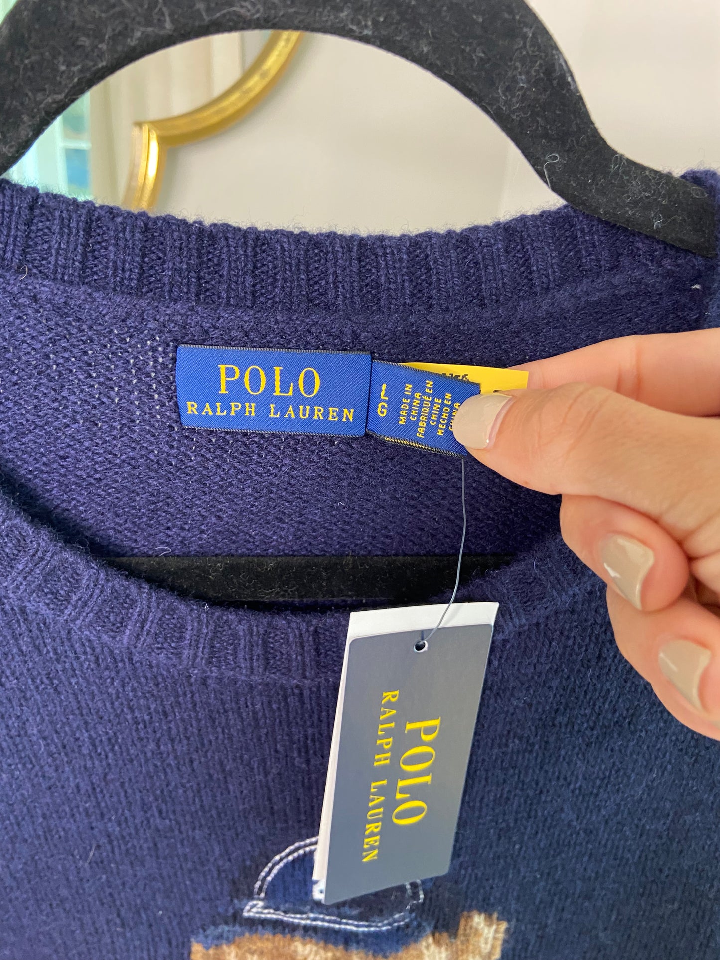 Polo Ralph Lauren Bear Sweater size L