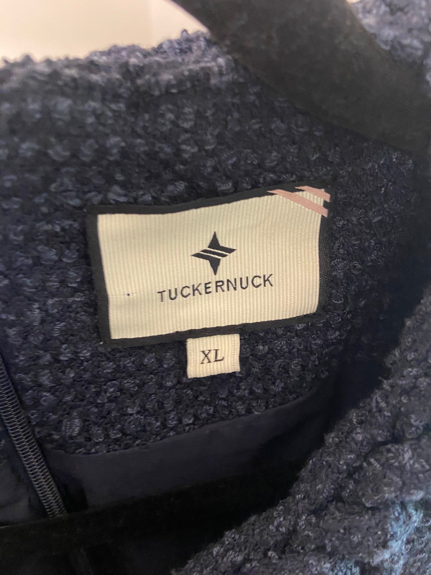 Tuckernuck Jackie Tweed Dress Navy Blue size XL