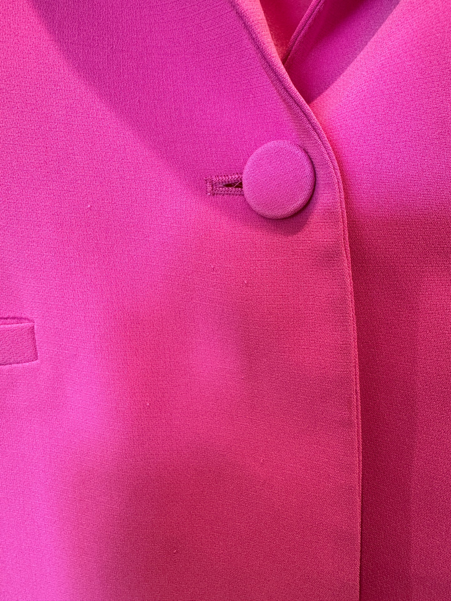 Cinq a Sept Crepe Khloe Blazer in Fuchsia with Matching Shorts size 12