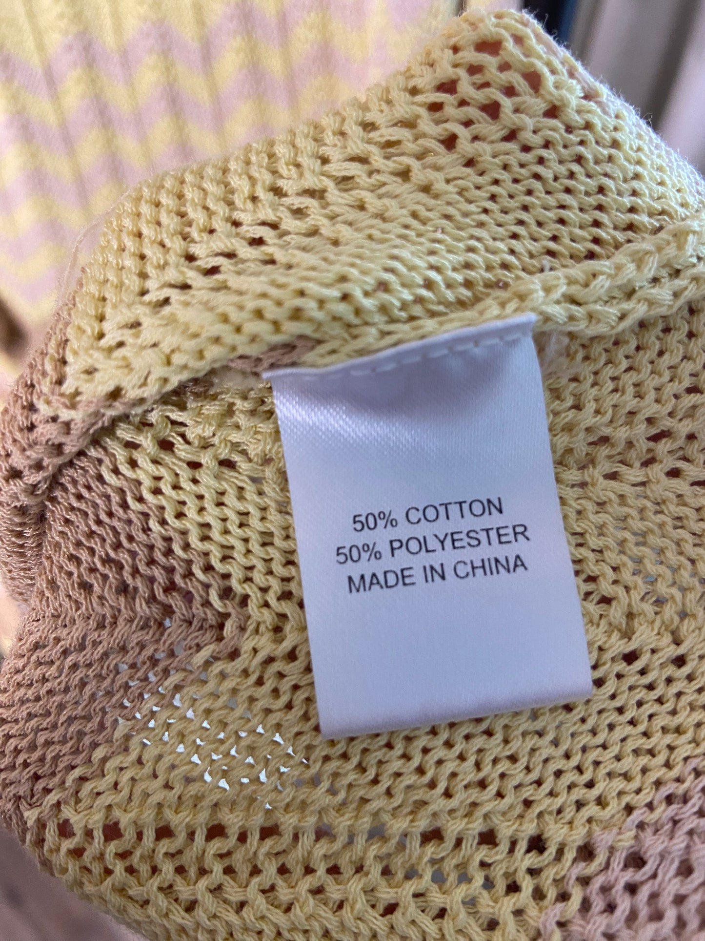 Tuckernuck Citron  Crochet Stripe Sylvie Top and Skirt Set size M