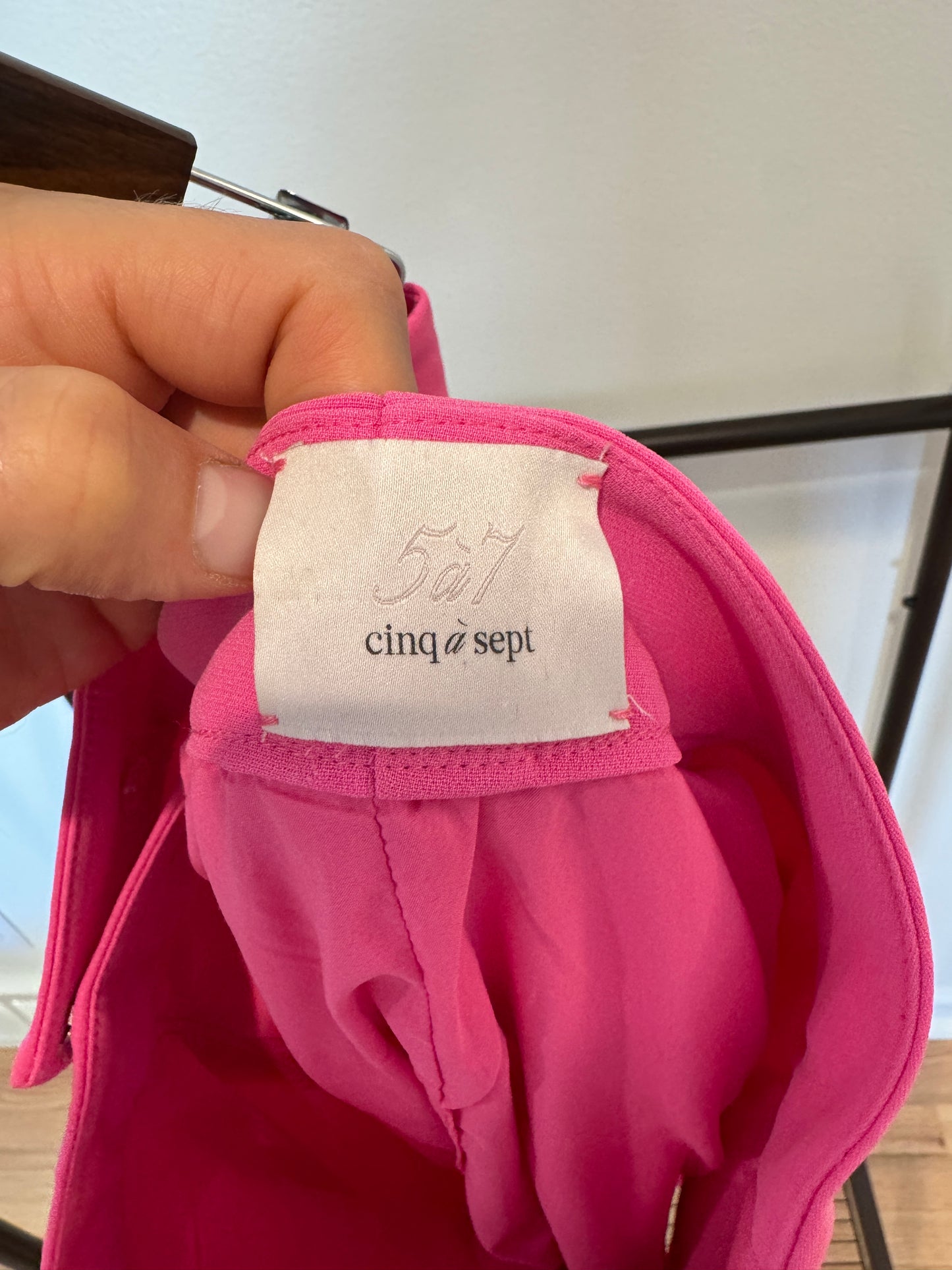 Cinq a Sept Crepe Khloe Blazer in Fuchsia with Matching Shorts size 12